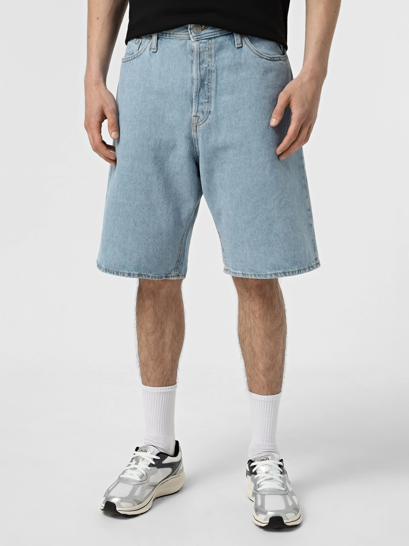 Шорты JACK & JONES модель 12269532_Blue Denim SBD 304 Шорты JACK & JONES модель 12269532_Blue Denim SBD 304 Фото