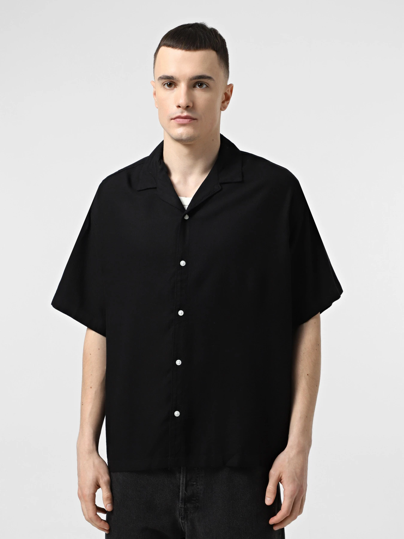 Рубашки JACK & JONES модель 12269803_Black Рубашки JACK & JONES модель 12269803_Black Фото