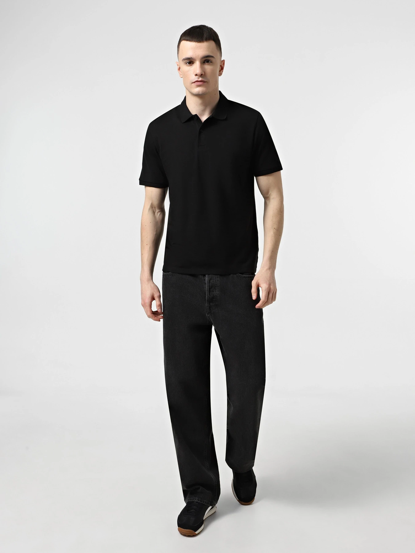 Футболки і поло JACK & JONES KANE POLO модель 12270150_Black Футболки і поло JACK & JONES KANE POLO модель 12270150_Black Фото