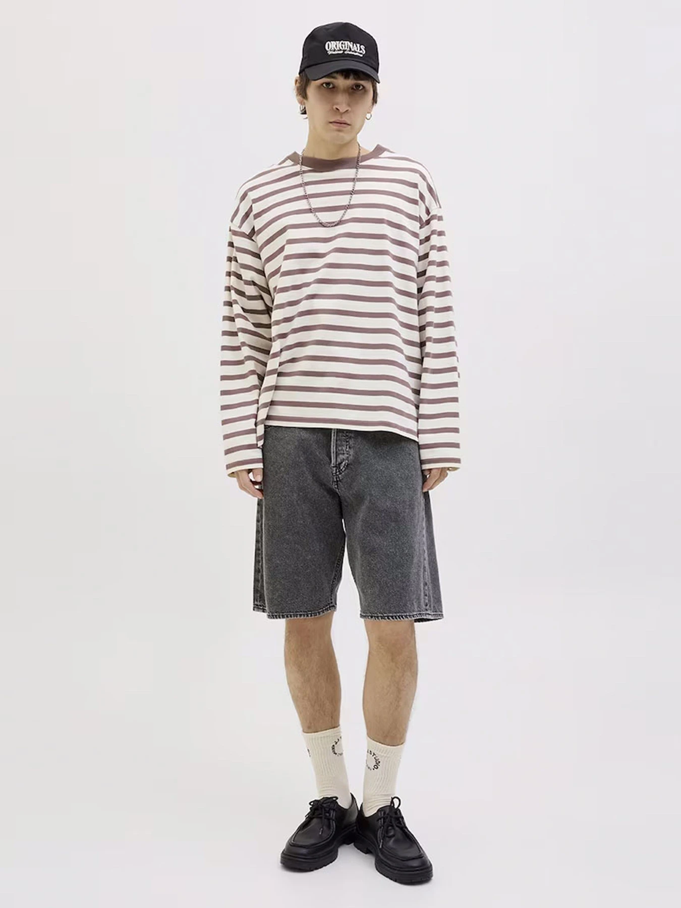 Шорты JACK & JONES модель 12272549_Black Denim Шорты JACK & JONES модель 12272549_Black Denim Фото