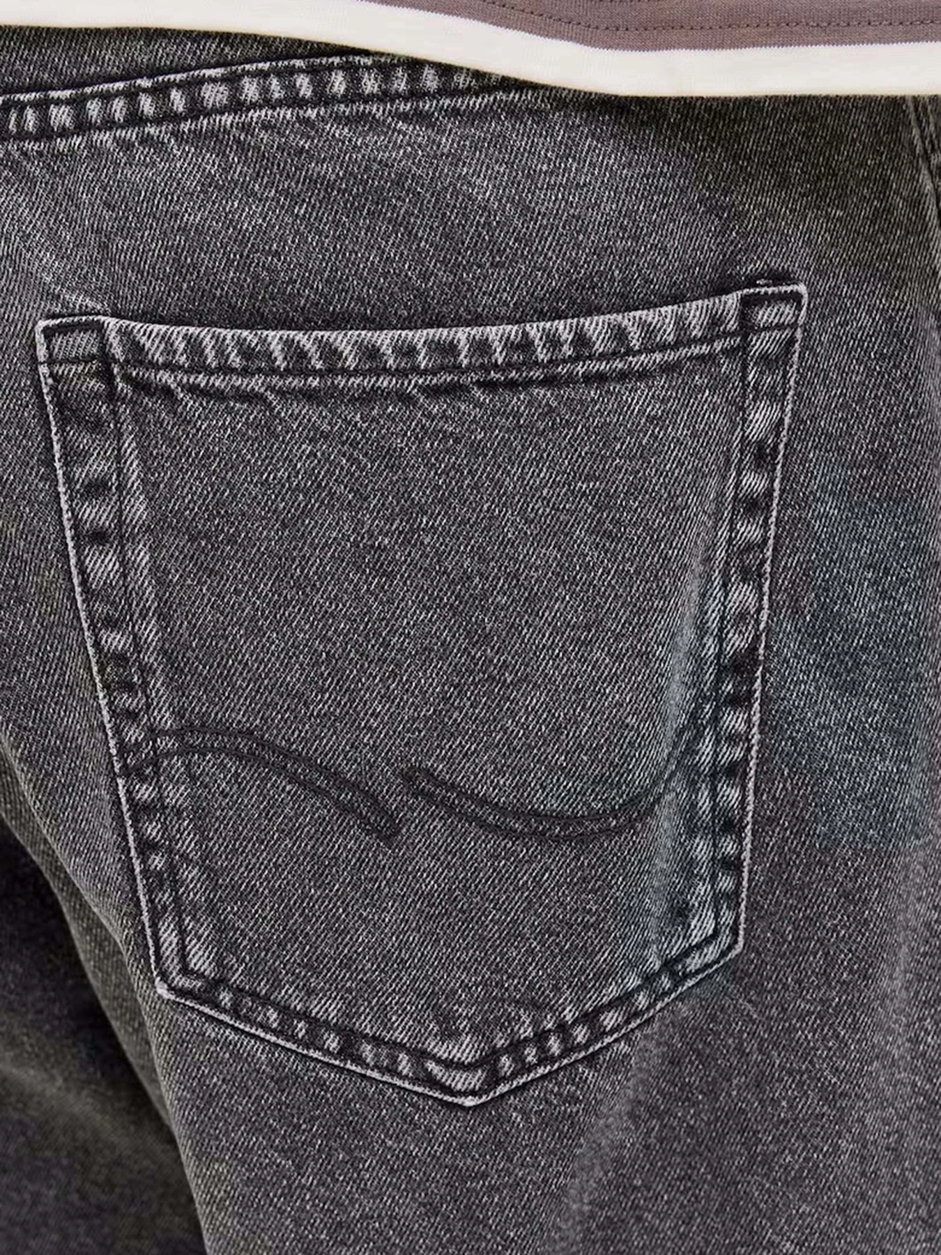 Шорты JACK & JONES модель 12272549_Black Denim Шорты JACK & JONES модель 12272549_Black Denim Фото