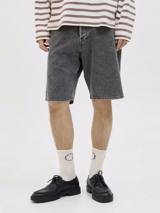 Шорты JACK & JONES модель 12272549_Black Denim Фото