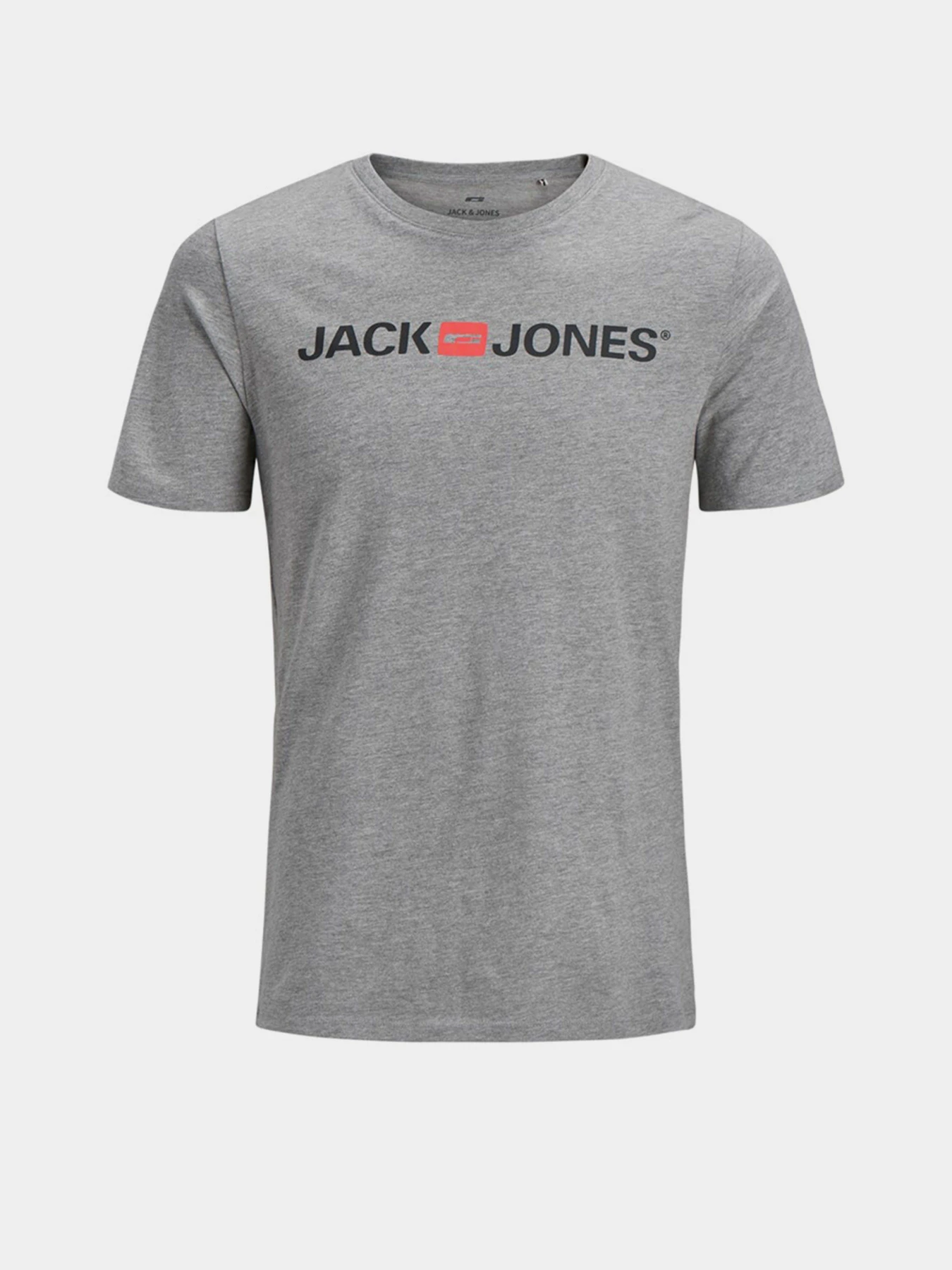 Футболки и поло JACK & JONES модель 12137126_Light Grey Melange Фото
