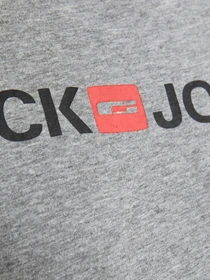 Футболки и поло JACK & JONES модель 12137126_Light Grey Melange Фото