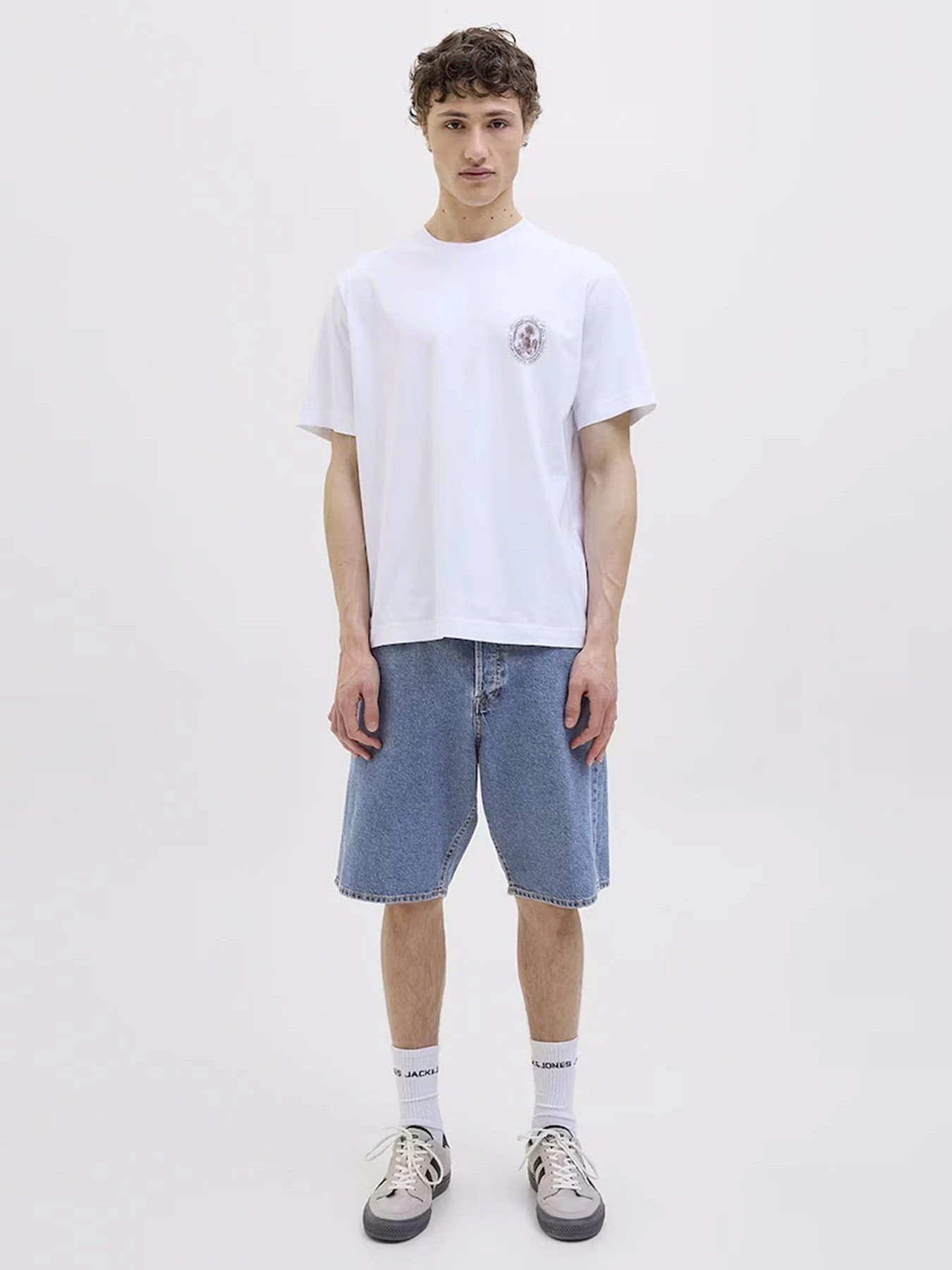 Шорты JACK & JONES модель 12272551_Blue Denim Фото