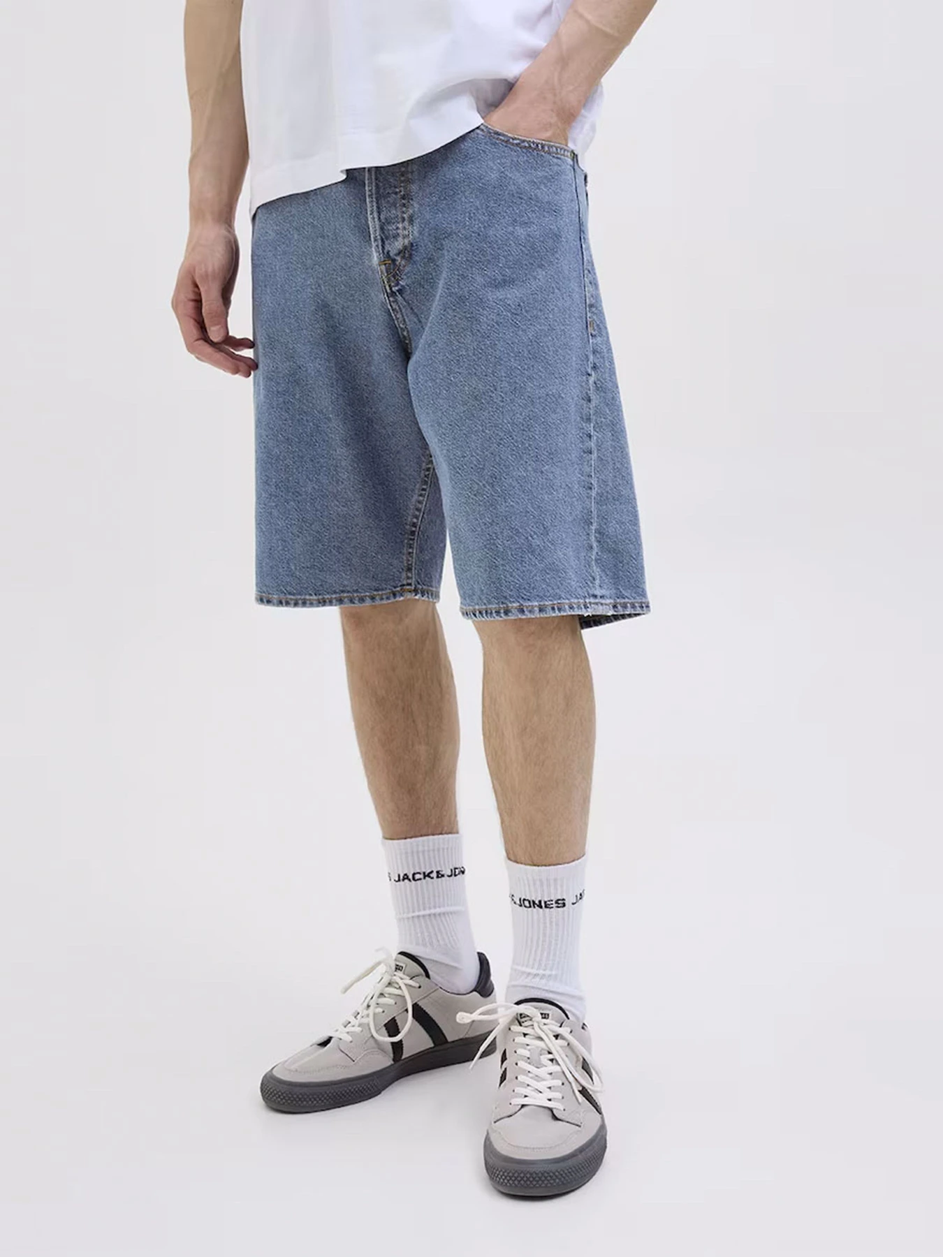 Шорты JACK & JONES модель 12272551_Blue Denim Фото