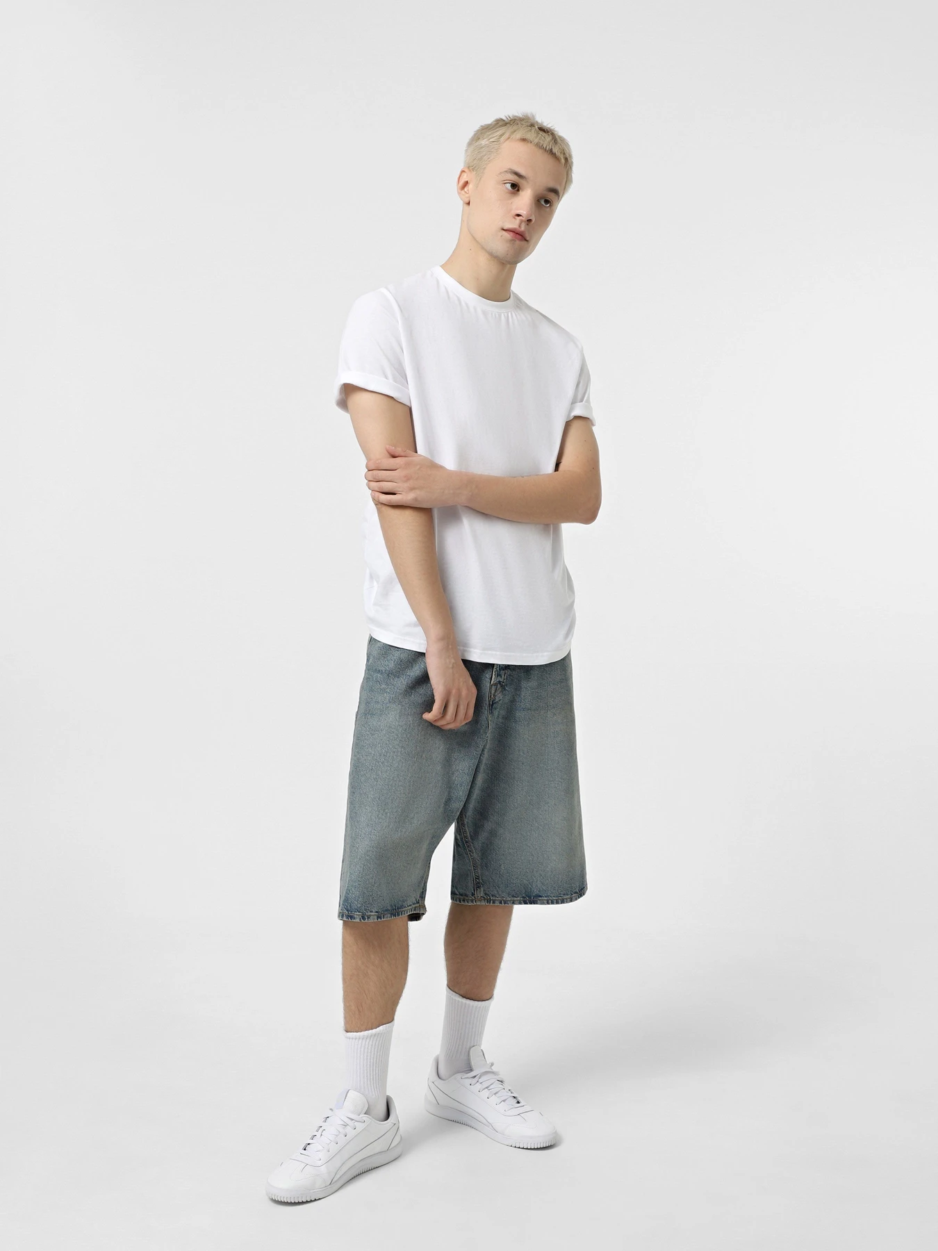 Шорти JACK & JONES модель 12272552_Blue Denim Шорти JACK & JONES модель 12272552_Blue Denim Фото