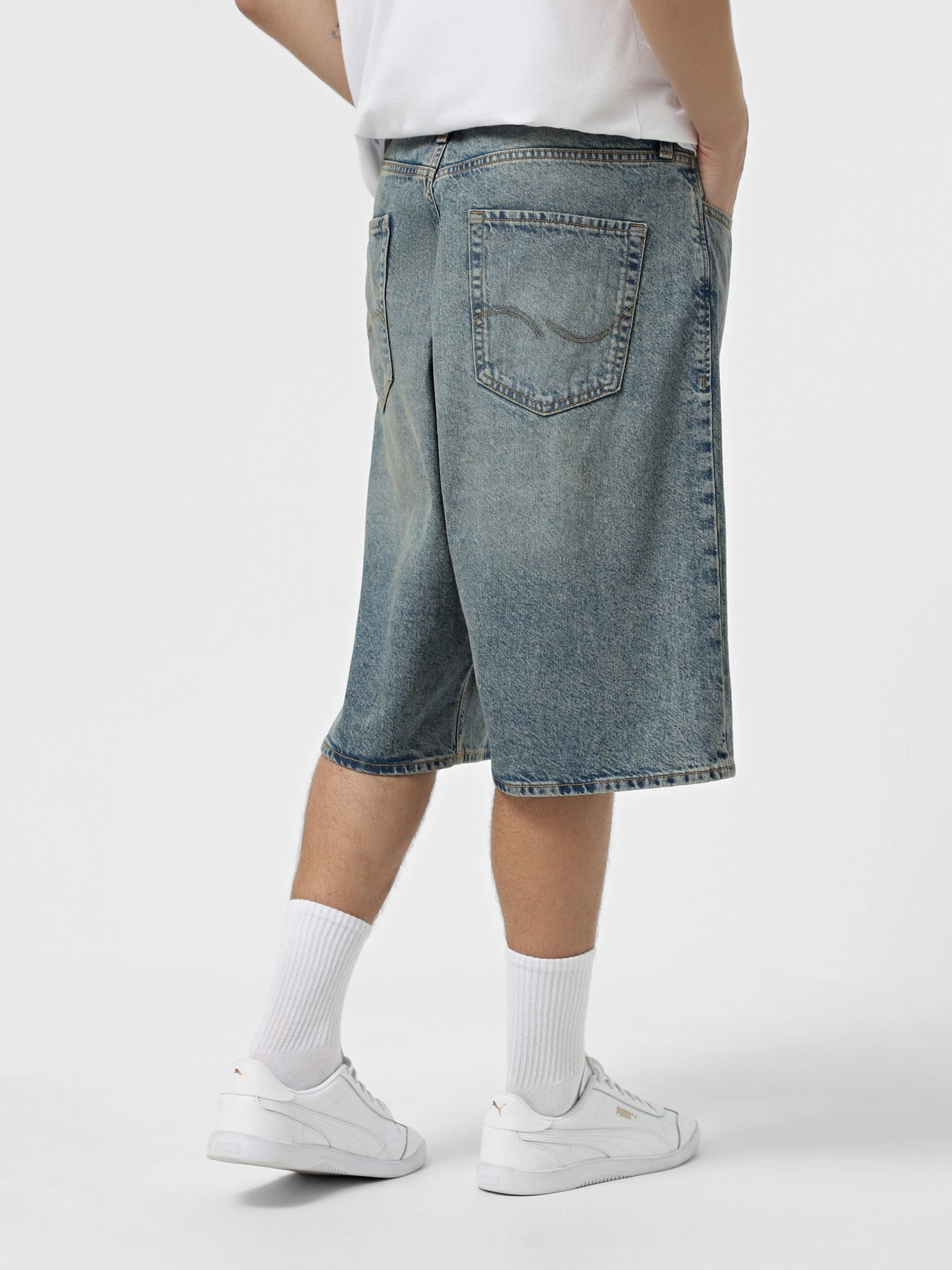 Шорти JACK & JONES модель 12272552_Blue Denim Шорти JACK & JONES модель 12272552_Blue Denim Фото