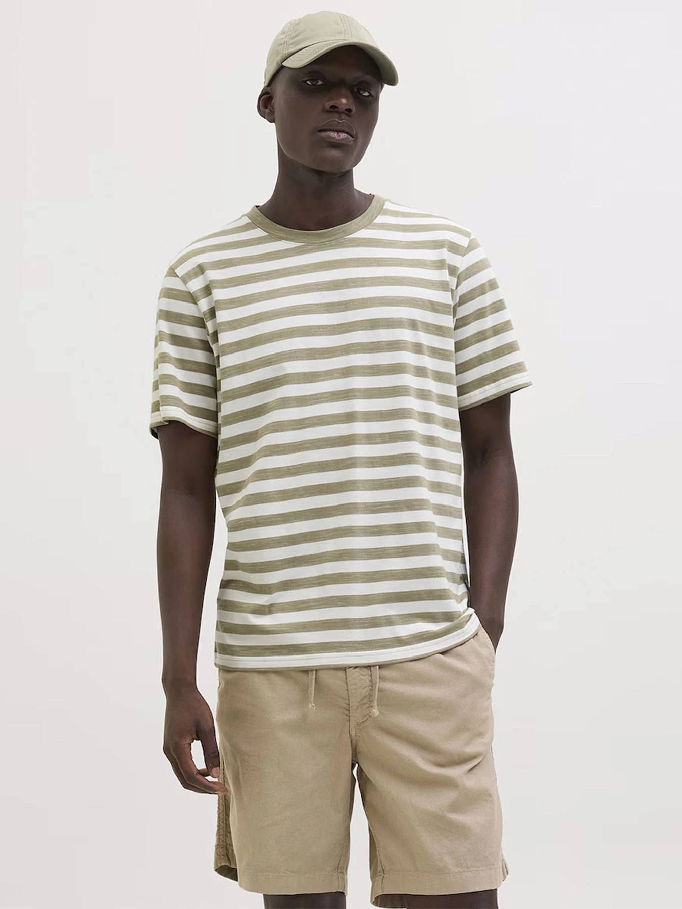 Футболки і поло JACK & JONES модель 12273164_Silver Sage CLOUD DANCER Фото