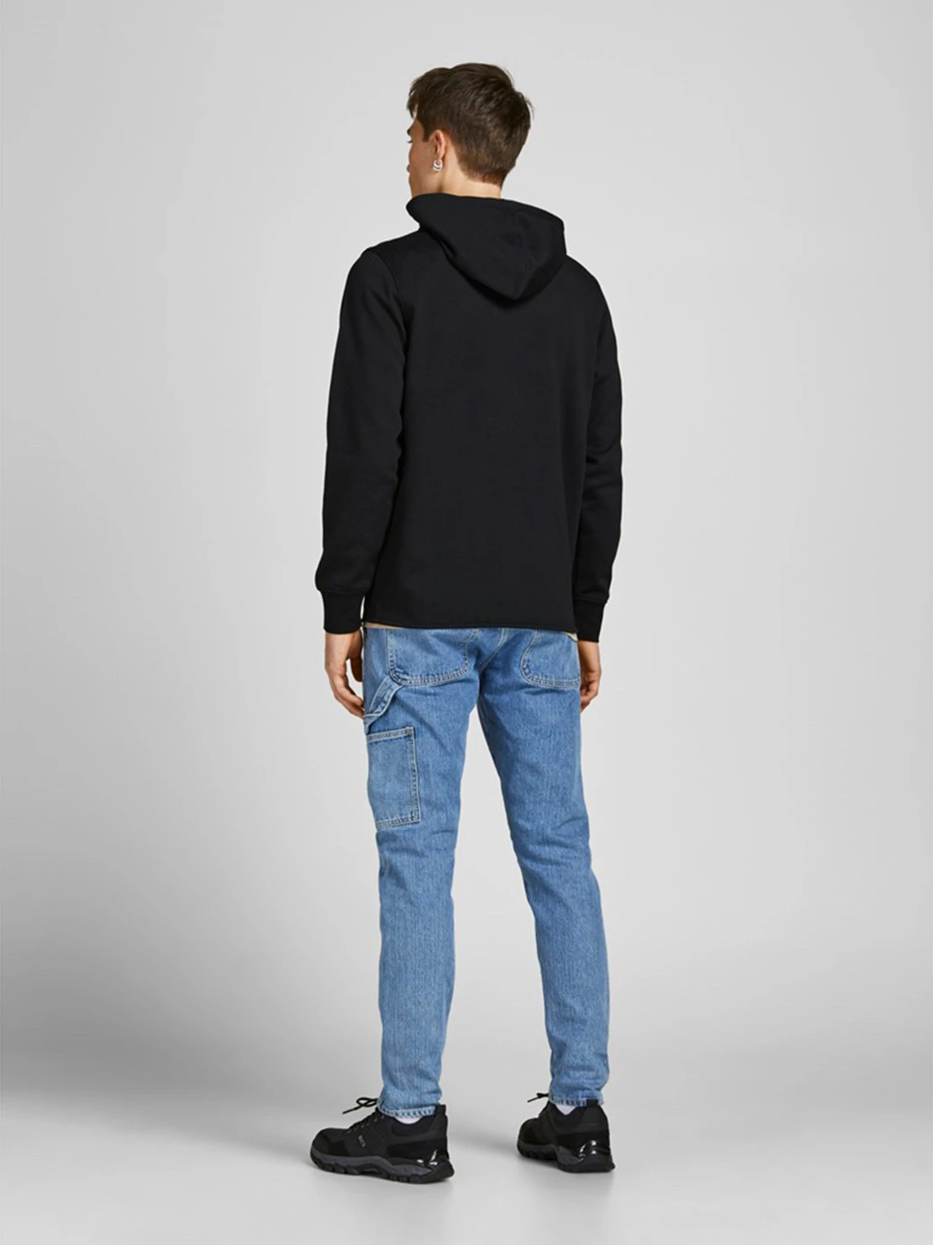 Худи и свитшоты JACK & JONES модель 12204926_Black Худи и свитшоты JACK & JONES модель 12204926_Black Фото