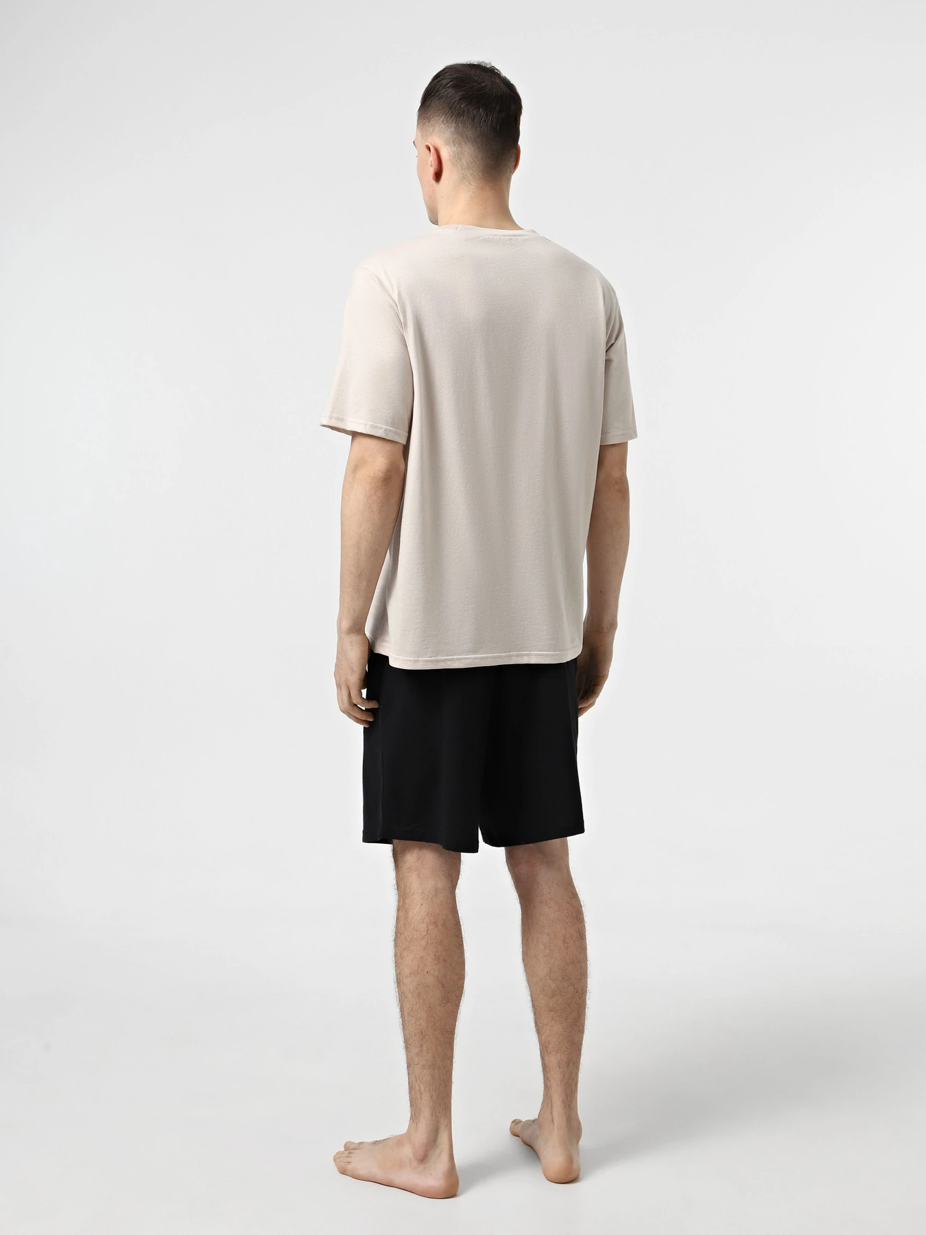 Одежда для дома и сна JACK & JONES модель 12273635_Moonbeam Black shorts Одежда для дома и сна JACK & JONES модель 12273635_Moonbeam Black shorts Фото