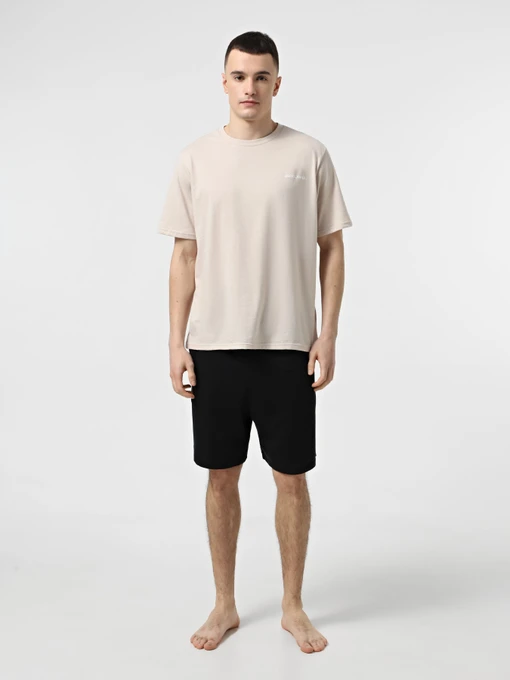 Одежда для дома и сна JACK & JONES модель 12273635_Moonbeam Black shorts Фото