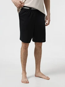Одежда для дома и сна JACK & JONES модель 12273635_Moonbeam Black shorts Фото