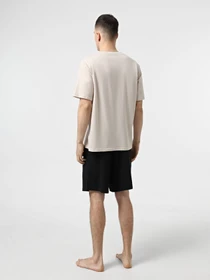 Одежда для дома и сна JACK & JONES модель 12273635_Moonbeam Black shorts Фото