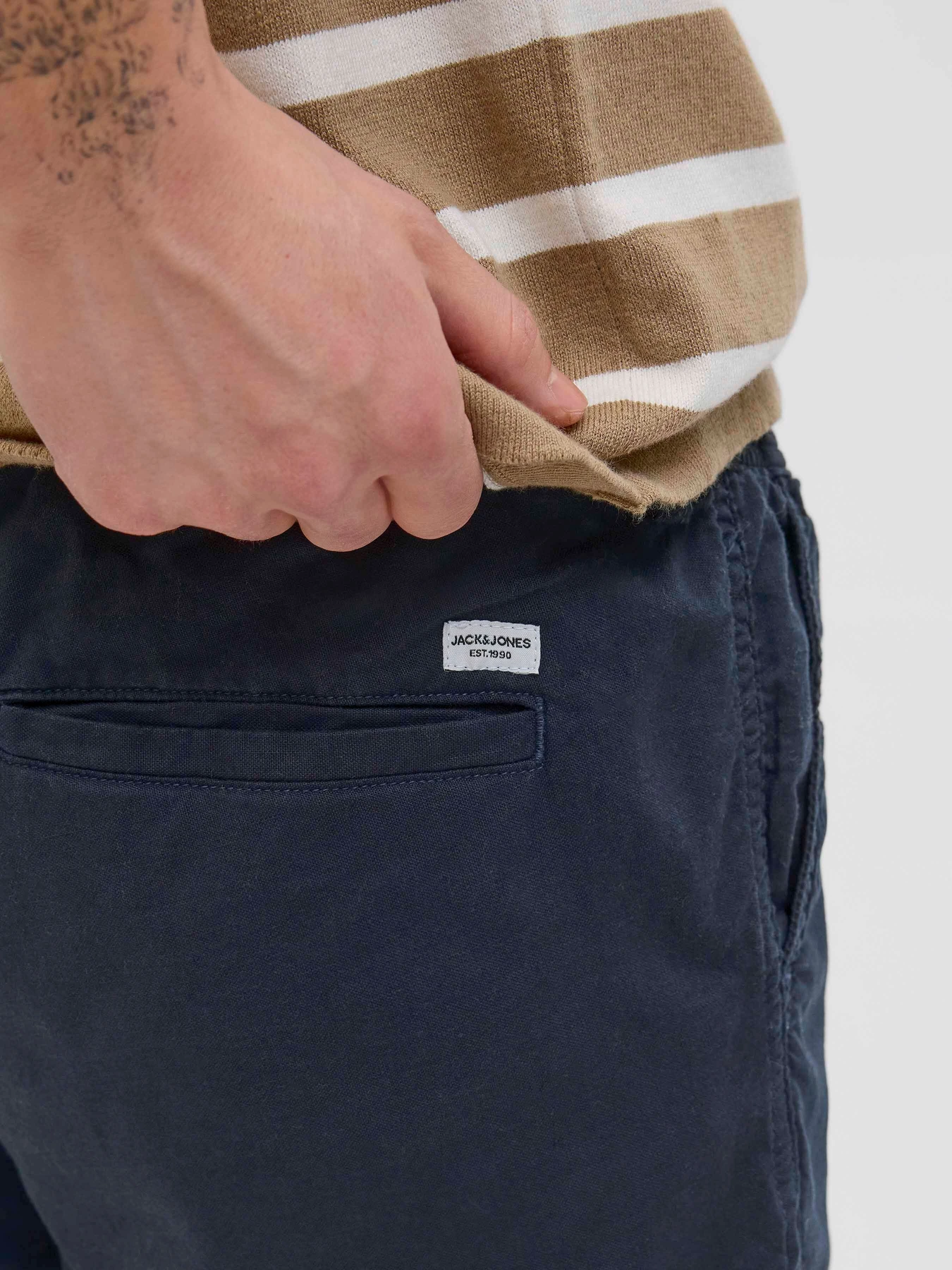 Шорты JACK & JONES модель 12274968_Dark Navy Шорты JACK & JONES модель 12274968_Dark Navy Фото