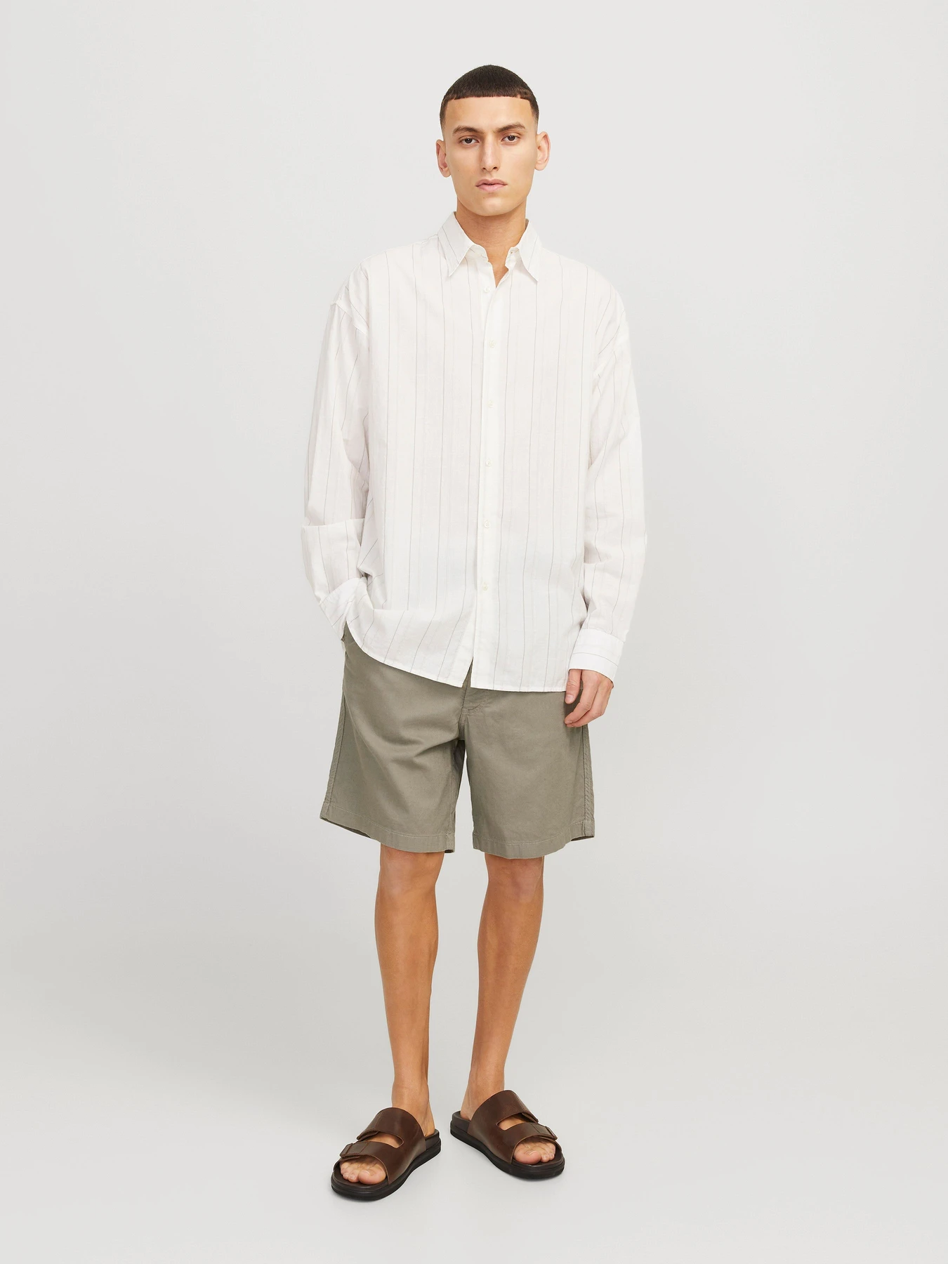 Шорты JACK & JONES модель 12274968_Dusty Olive Фото