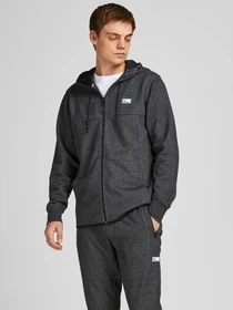 Худи и свитшоты JACK & JONES модель 12204926_Dark Grey Melange Фото
