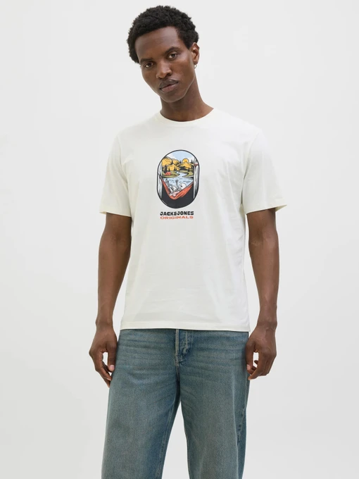 Футболки и поло JACK & JONES модель 12276247_Antique White Фото