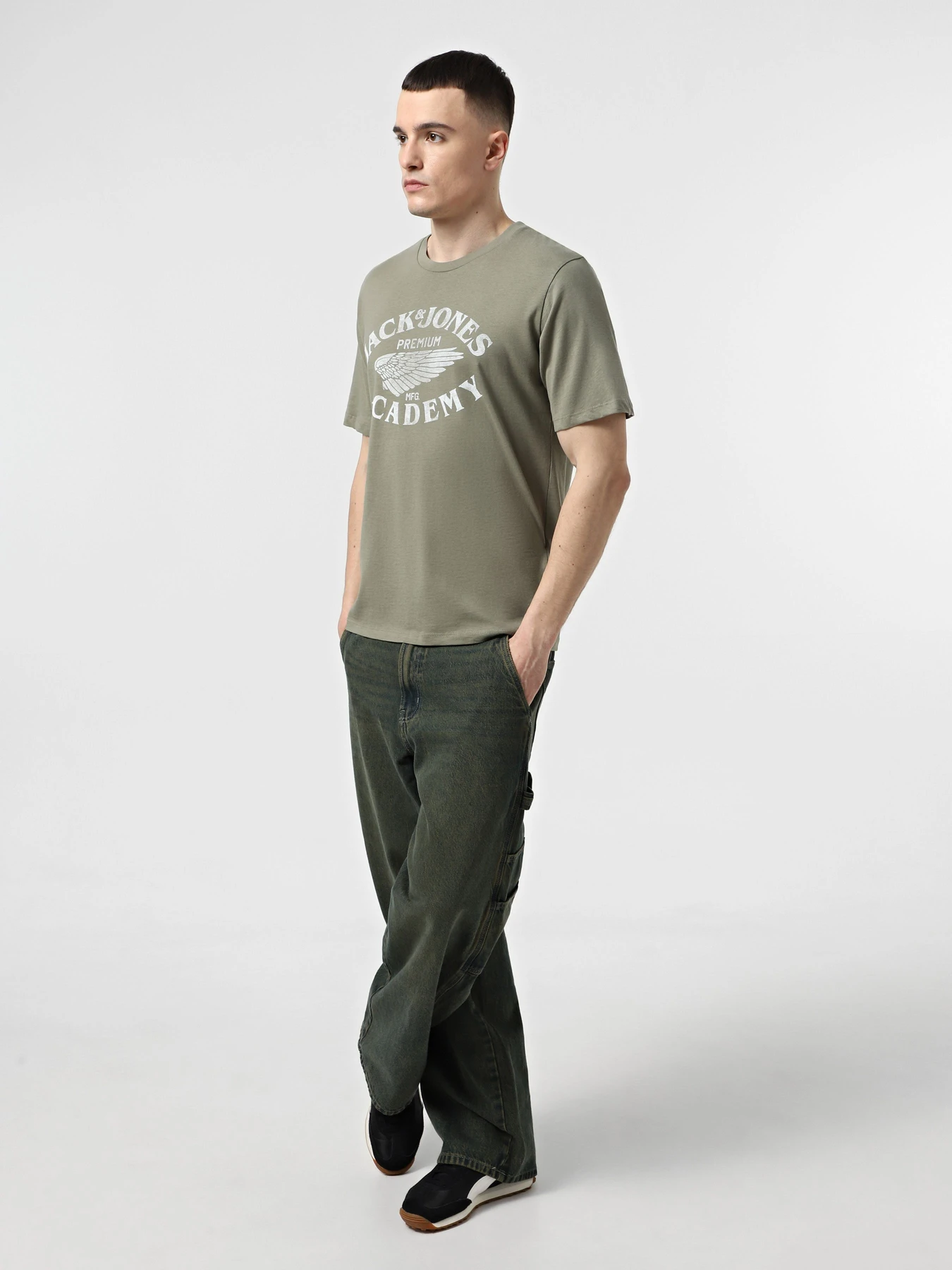 Футболки і поло JACK & JONES модель 12276650_Vetiver Футболки і поло JACK & JONES модель 12276650_Vetiver Фото