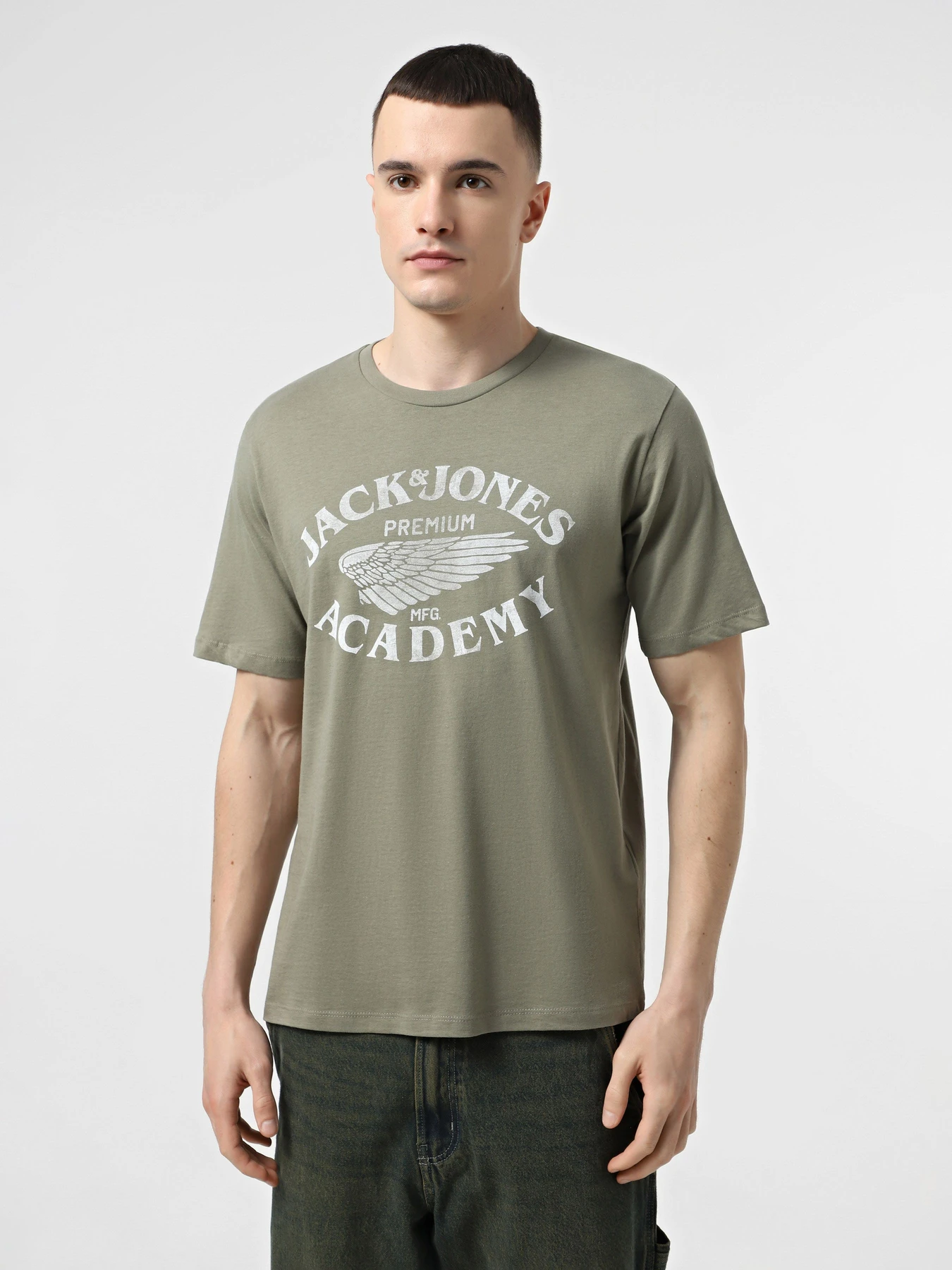 Футболки і поло JACK & JONES модель 12276650_Vetiver Футболки і поло JACK & JONES модель 12276650_Vetiver Фото