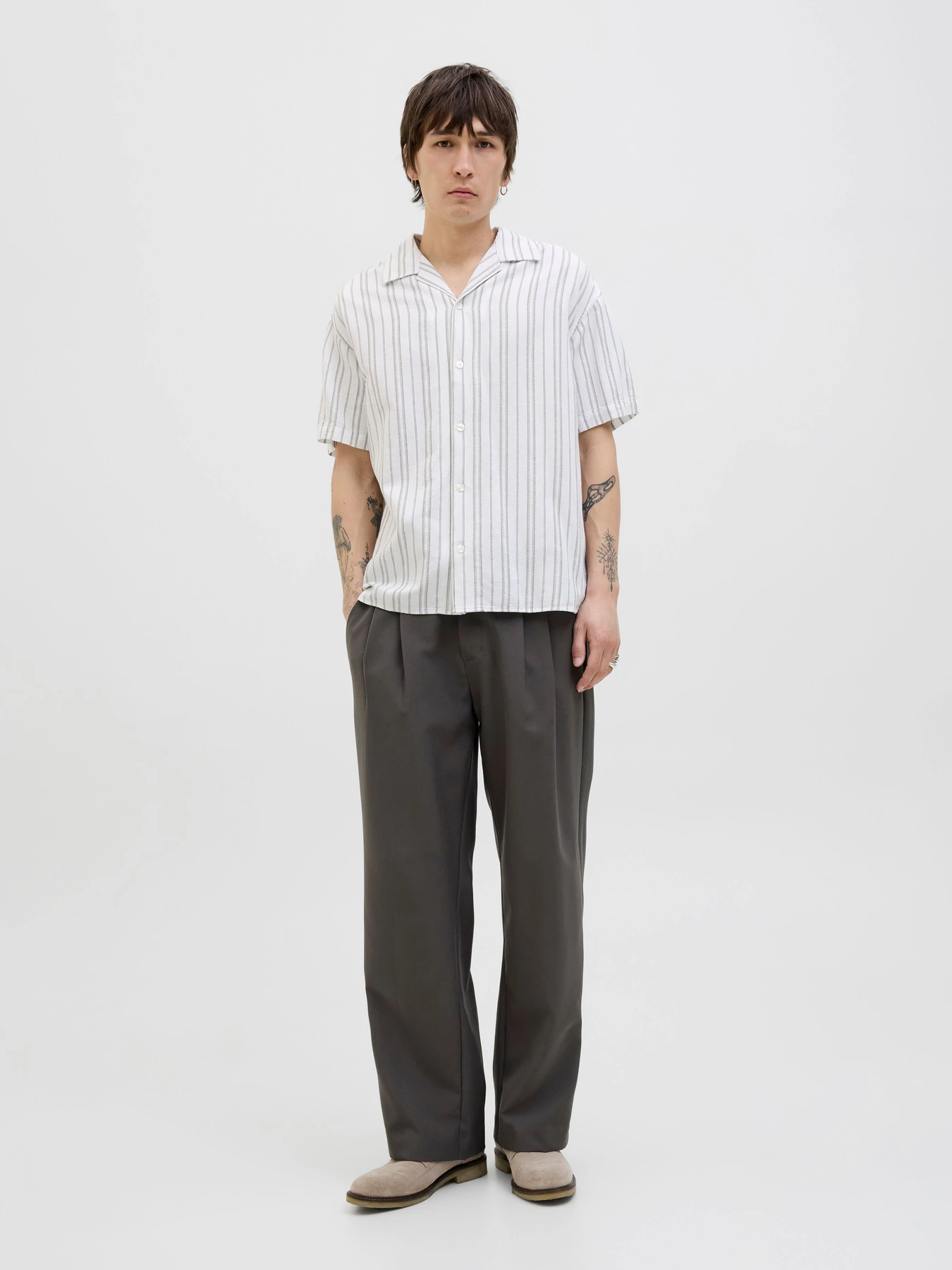 Рубашки JACK & JONES модель 12276818_Four Leaf Clover Рубашки JACK & JONES модель 12276818_Four Leaf Clover Фото