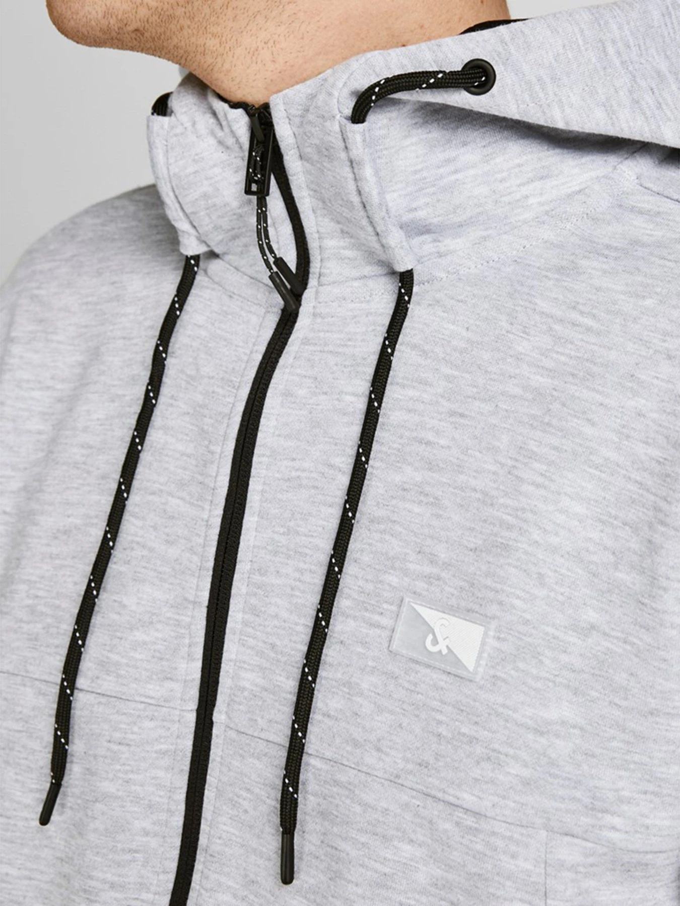 Худи и свитшоты JACK & JONES модель 12204926_Light Grey Melange Худи и свитшоты JACK & JONES модель 12204926_Light Grey Melange Фото