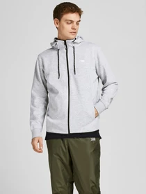 Худі та світшоти JACK & JONES модель 12204926_Light Grey Melange Фото