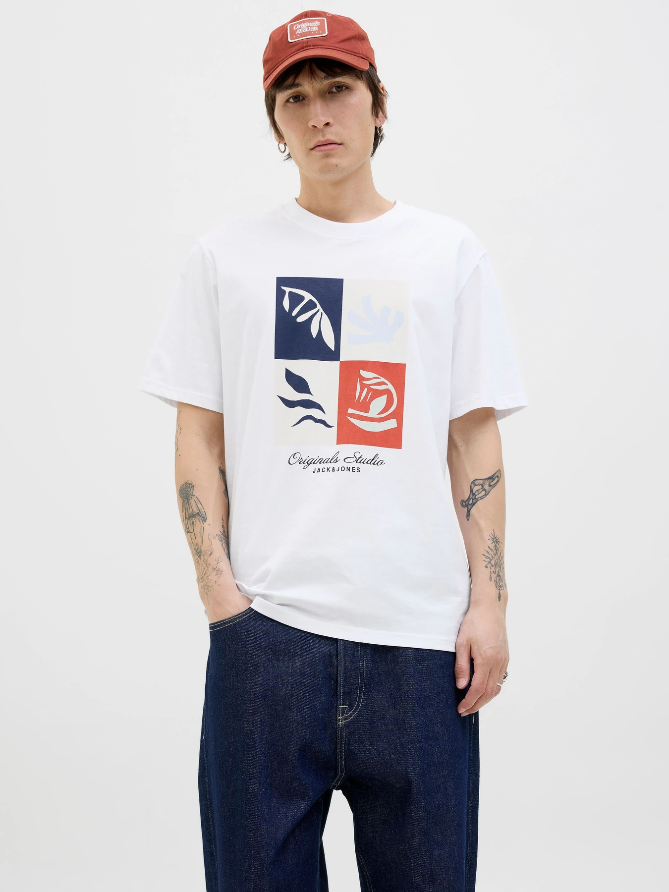 Футболки і поло JACK & JONES модель 12277220_Bright White Фото