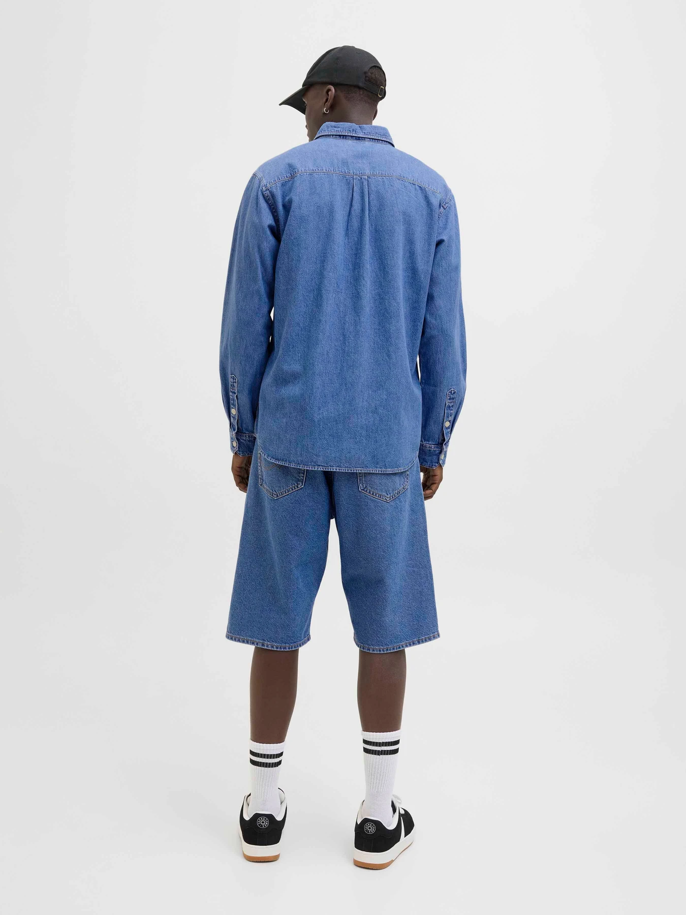 Шорты JACK & JONES модель 12278463_Blue Denim SQ 731 Фото