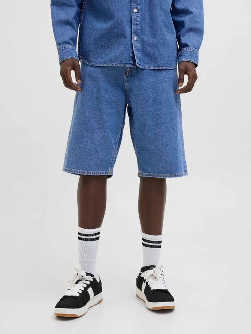 Шорти JACK & JONES модель 12278463_Blue Denim SQ 731 Фото