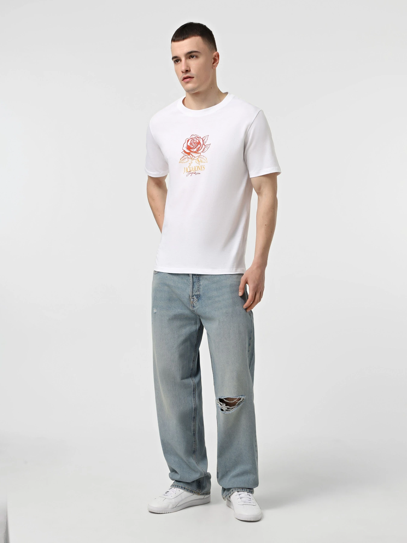 Футболки і поло JACK & JONES модель 12281806_Bright White Фото