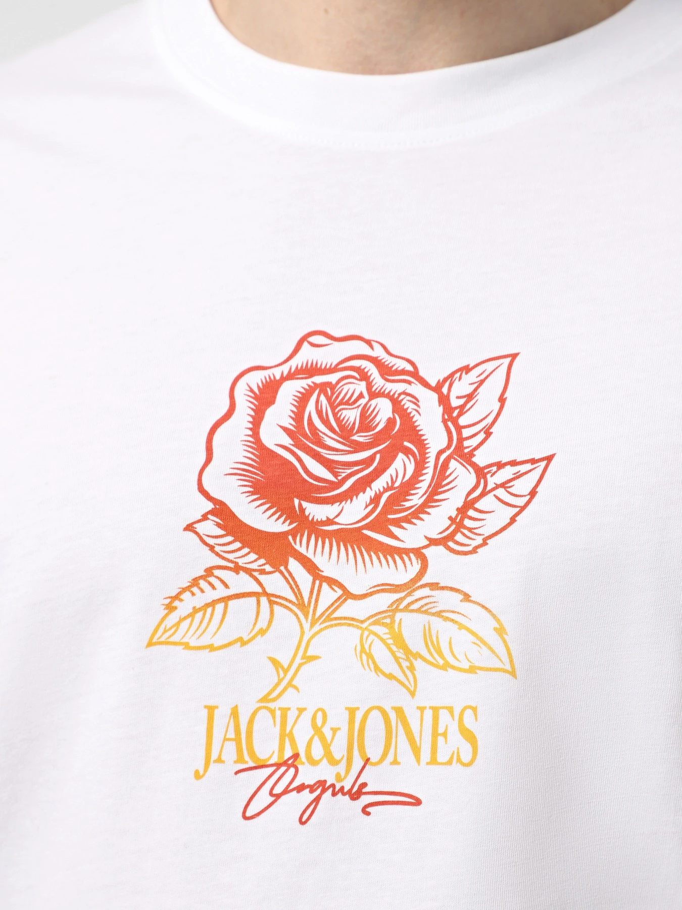 Футболки і поло JACK & JONES модель 12281806_Bright White Фото