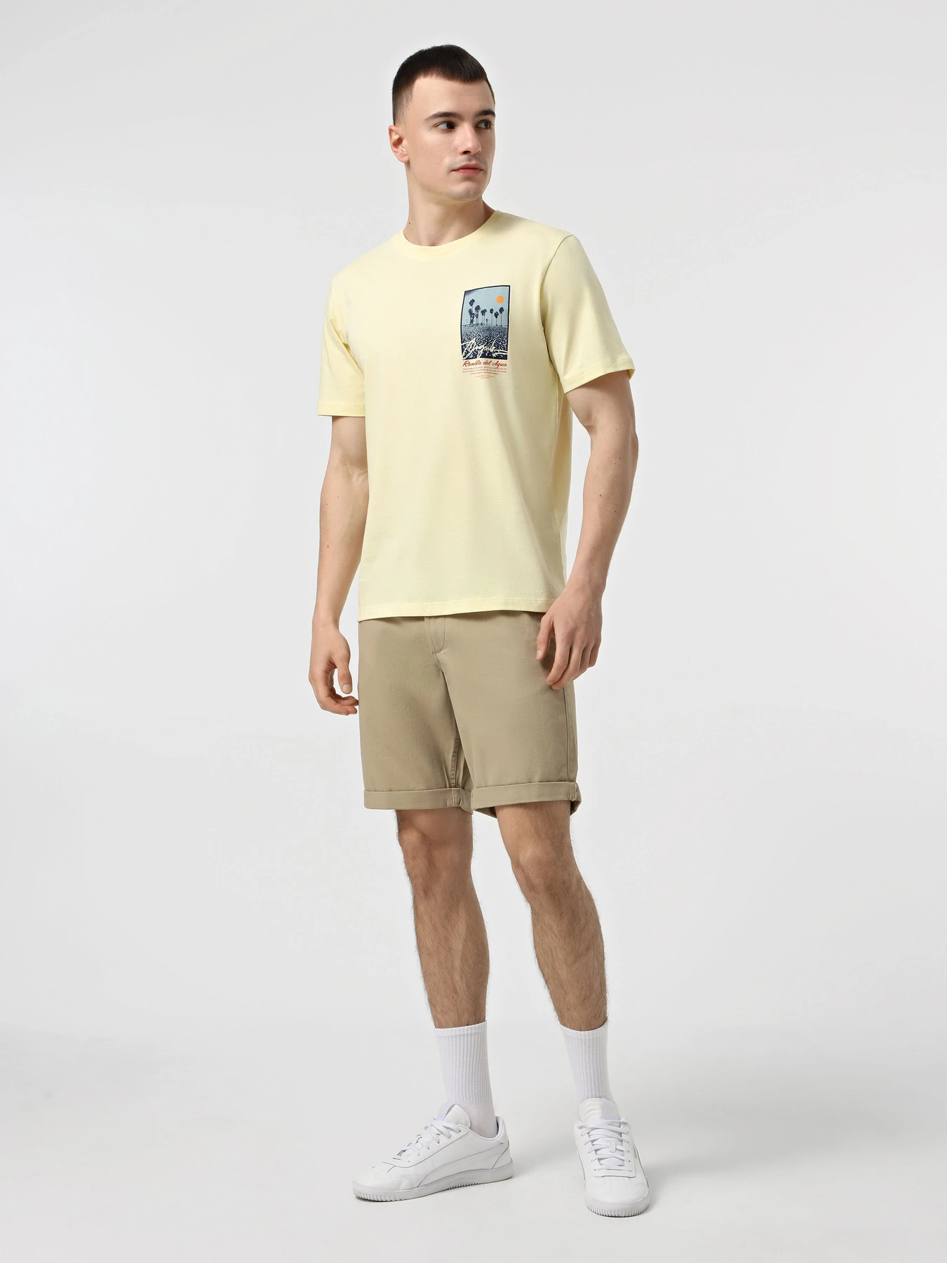 Футболки и поло JACK & JONES модель 12281807_Double Cream Футболки и поло JACK & JONES модель 12281807_Double Cream Фото