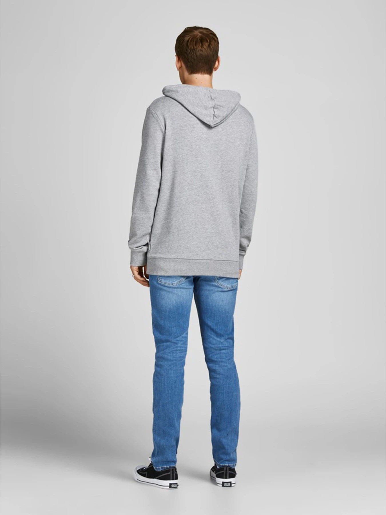 Худи и свитшоты JACK & JONES модель 12205081_Light Grey Melange Худи и свитшоты JACK & JONES модель 12205081_Light Grey Melange Фото