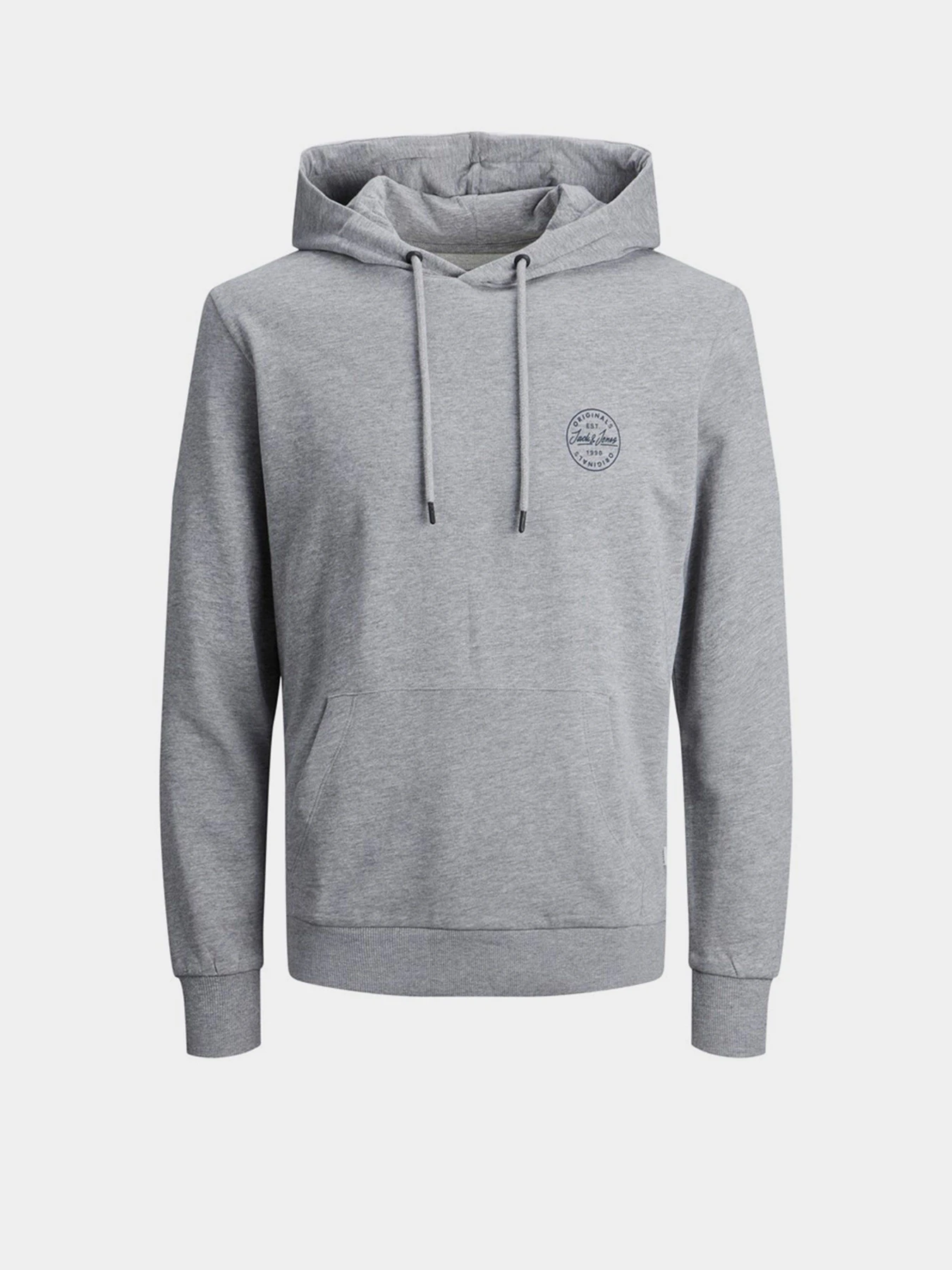 Худи и свитшоты JACK & JONES модель 12205081_Light Grey Melange Худи и свитшоты JACK & JONES модель 12205081_Light Grey Melange Фото
