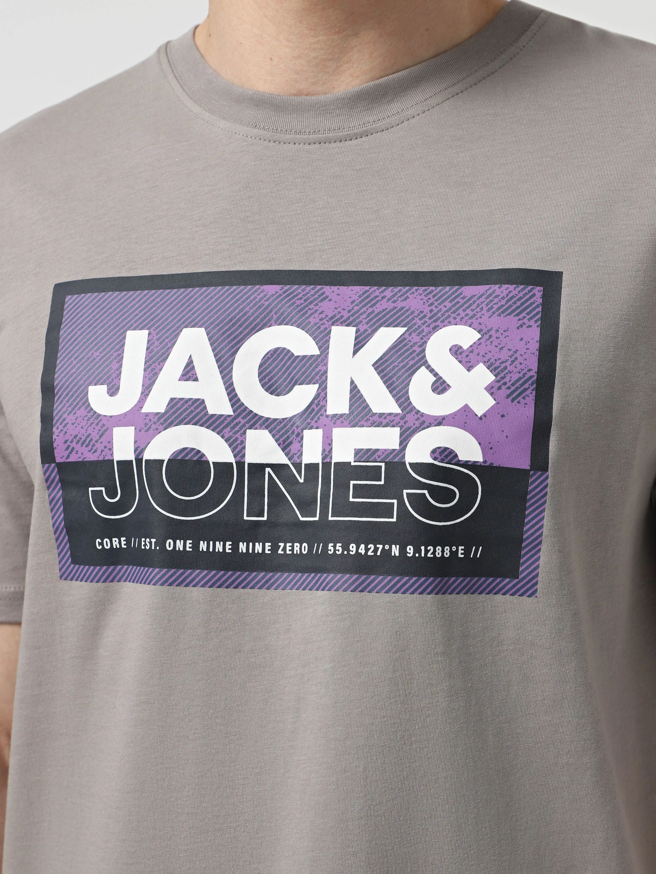 Футболки і поло JACK & JONES модель 12283825_Gray Flannel Фото