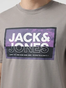 Футболки і поло JACK & JONES модель 12283825_Gray Flannel Фото