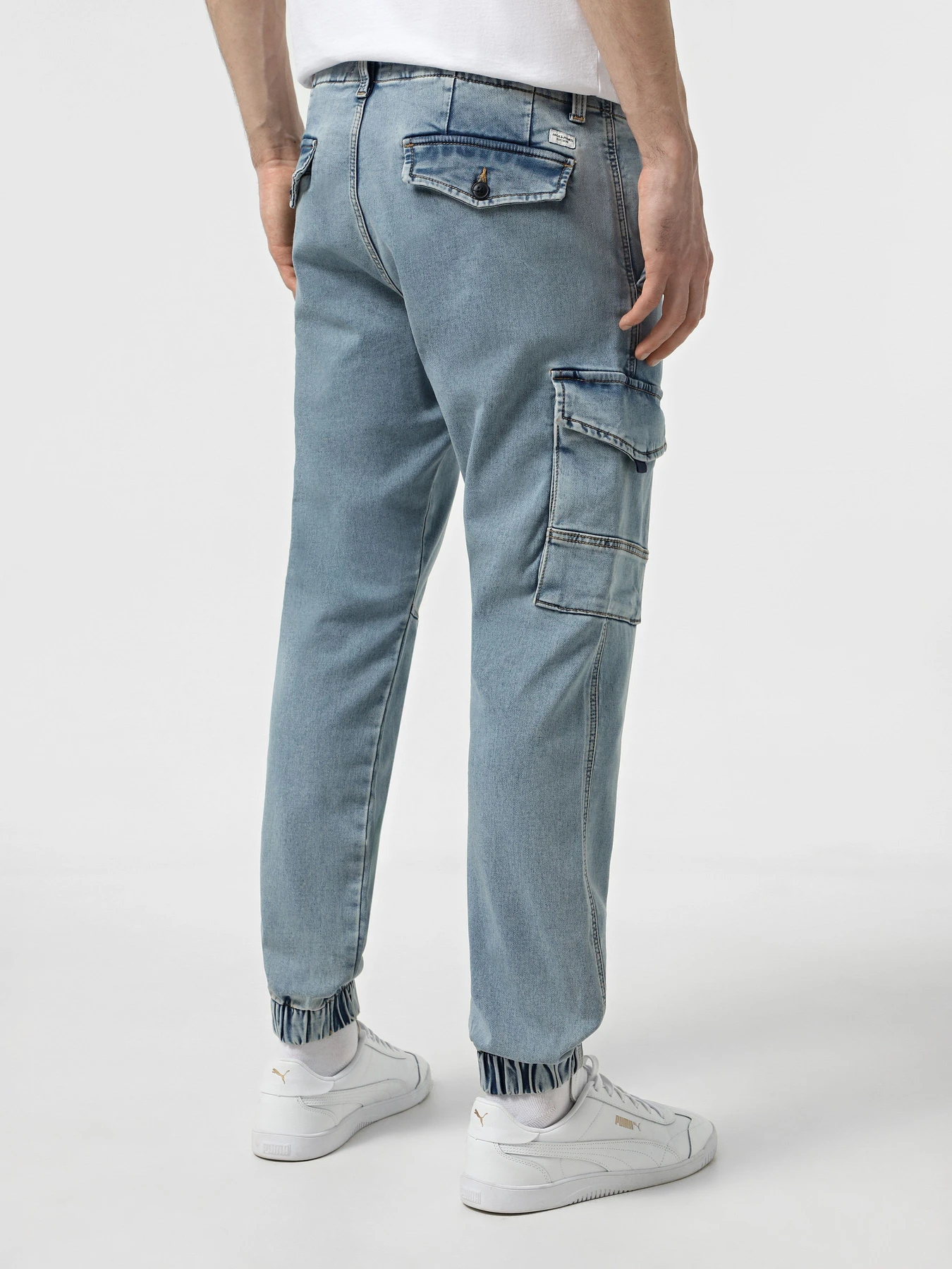 Брюки JACK & JONES модель 12269597_Blue Denim MF 001 Брюки JACK & JONES модель 12269597_Blue Denim MF 001 Фото