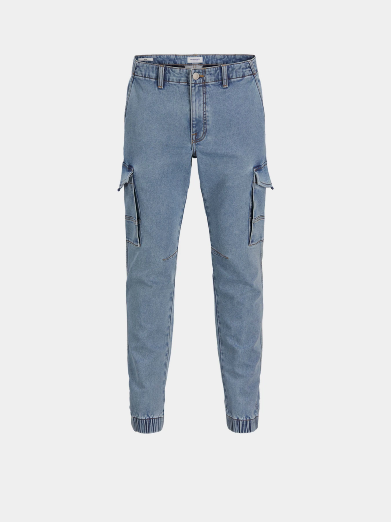 Брюки JACK & JONES модель 12269597_Blue Denim MF 001 Брюки JACK & JONES модель 12269597_Blue Denim MF 001 Фото