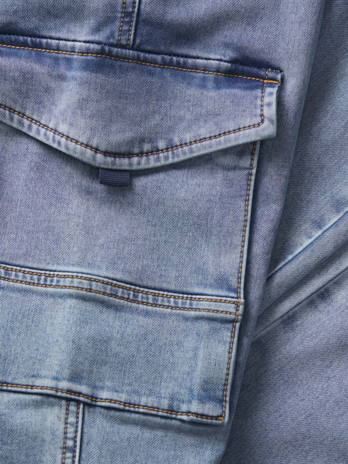 Брюки JACK & JONES модель 12269597_Blue Denim MF 001 Брюки JACK & JONES модель 12269597_Blue Denim MF 001 Фото
