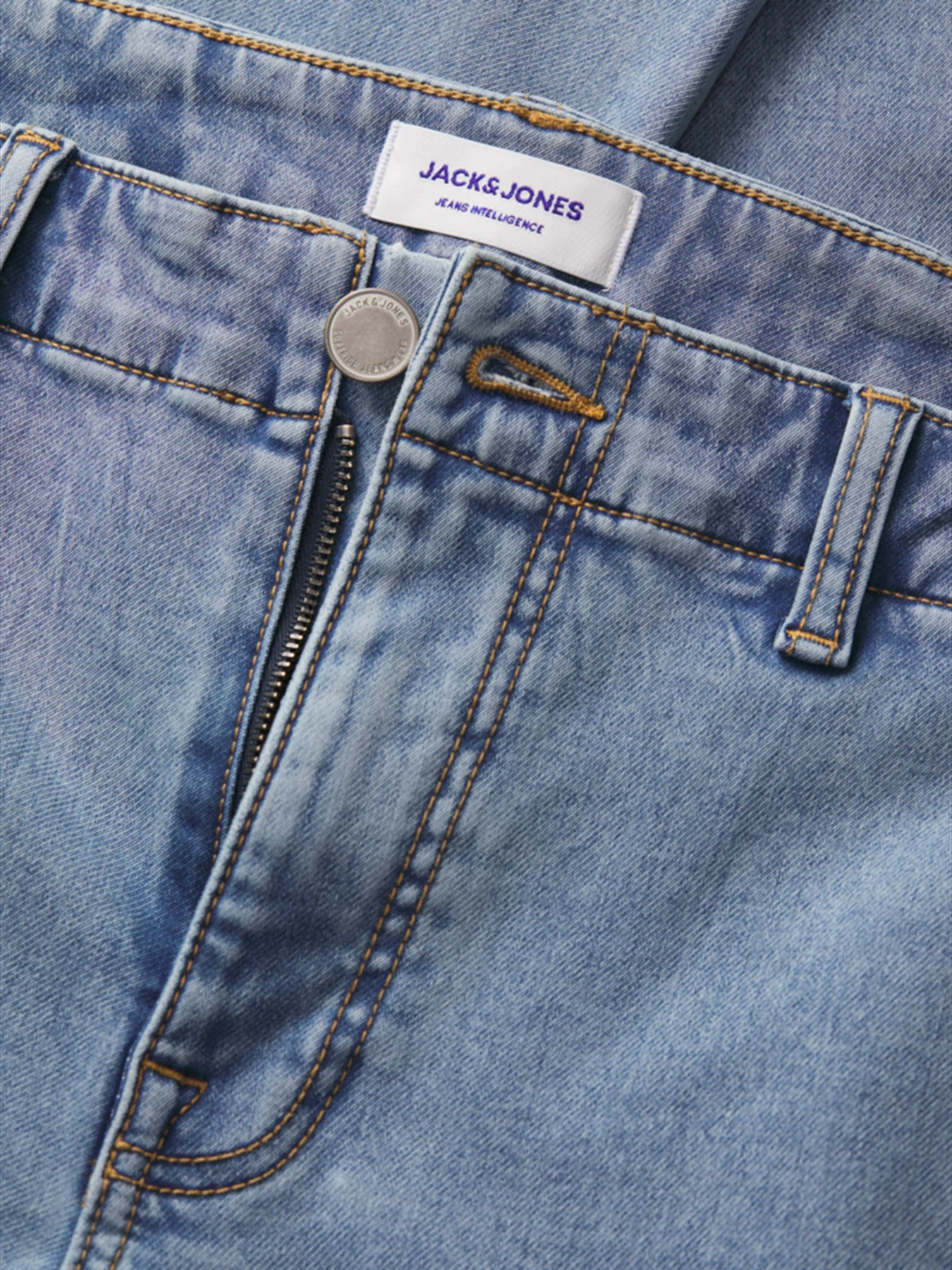 Брюки JACK & JONES модель 12269597_Blue Denim MF 001 Брюки JACK & JONES модель 12269597_Blue Denim MF 001 Фото