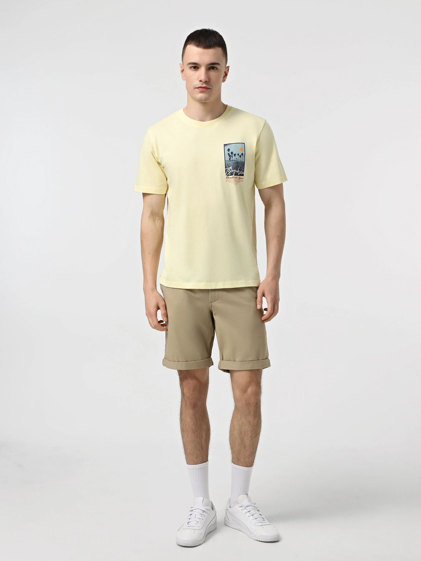 Шорты JACK & JONES модель 12182549_Crockery Фото