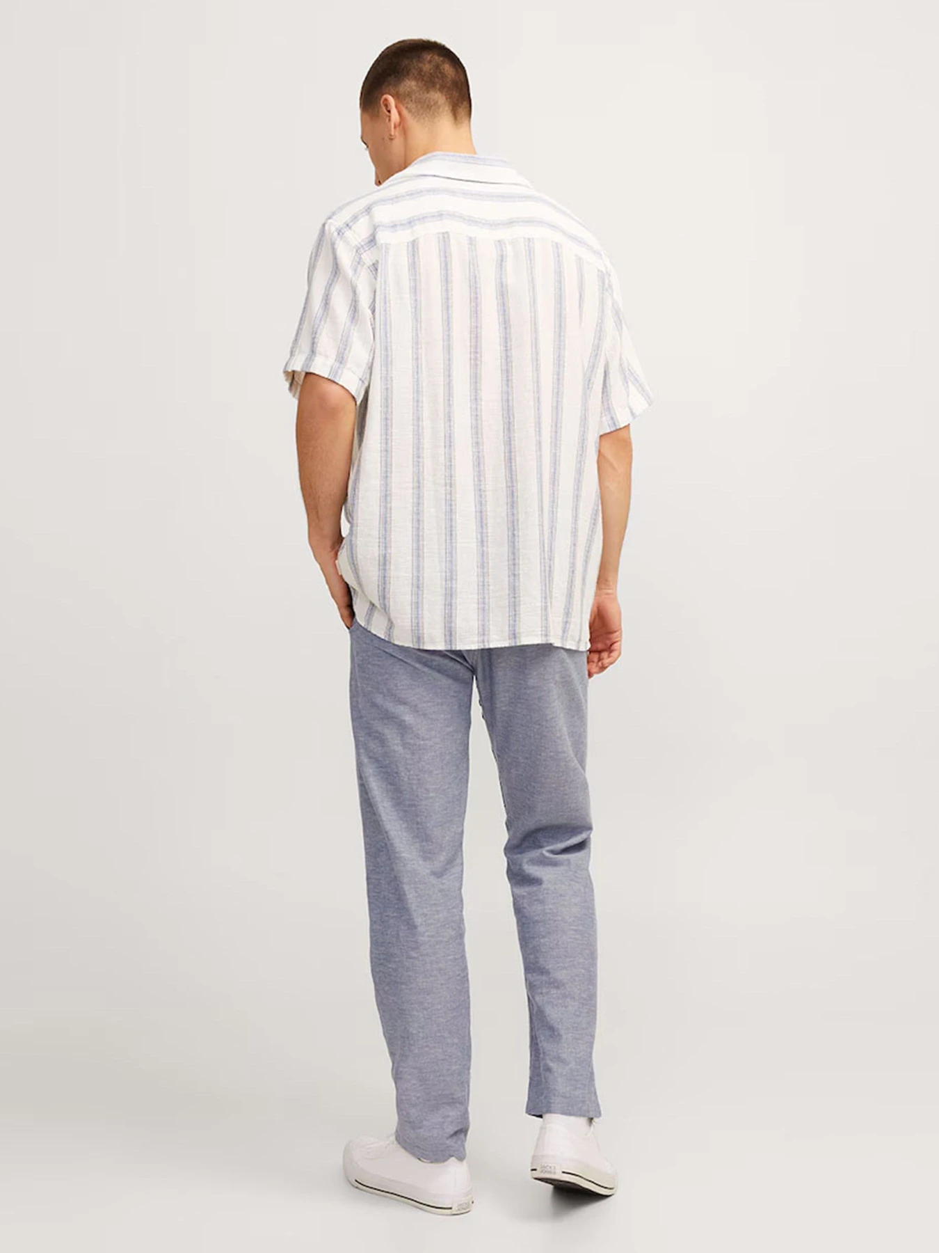 Штани JACK & JONES модель 12248606_Faded Denim MELANGE Штани JACK & JONES модель 12248606_Faded Denim MELANGE Фото