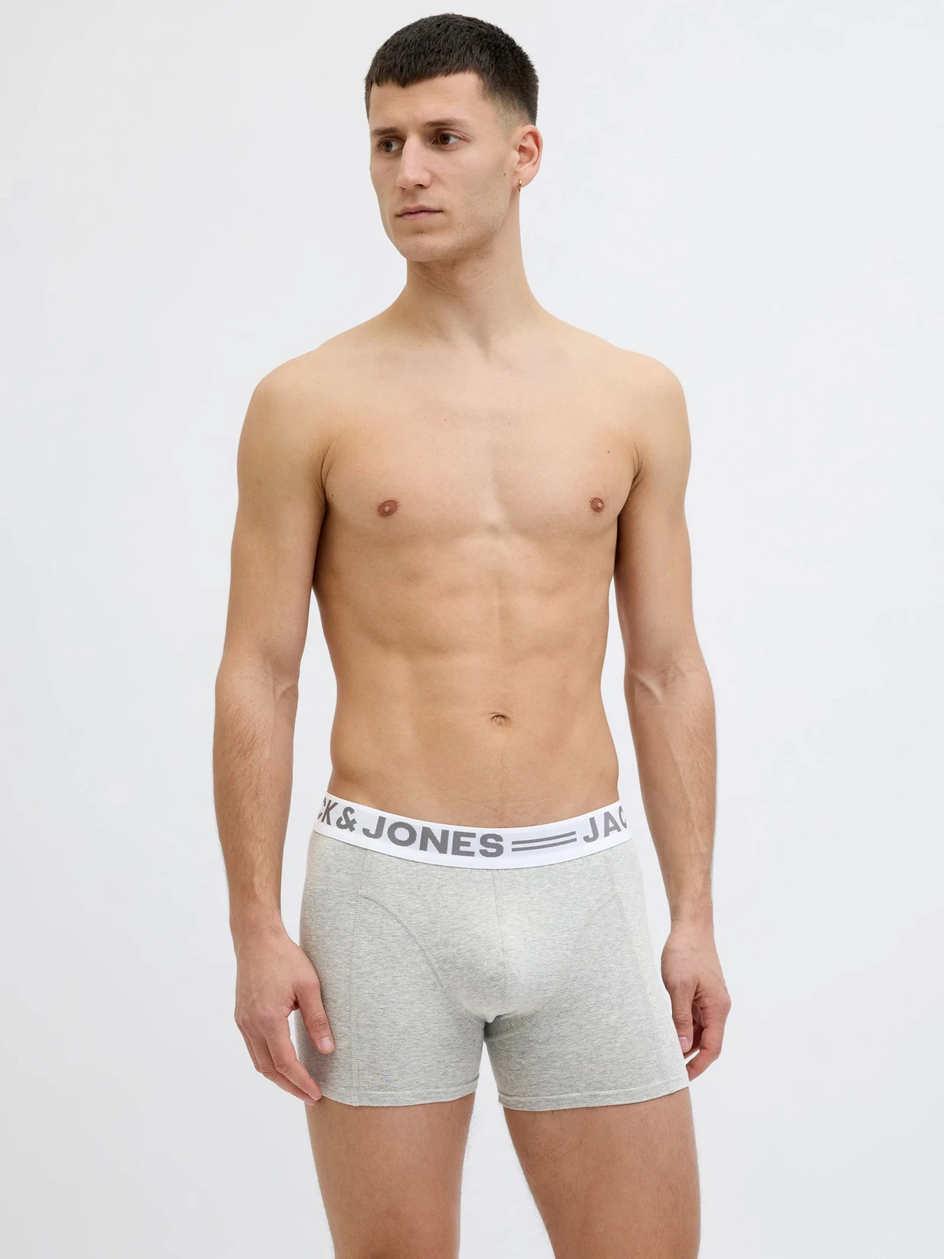 Нижнее белье JACK & JONES модель 12081832_Light Grey Melange Dress B Нижнее белье JACK & JONES модель 12081832_Light Grey Melange Dress B Фото