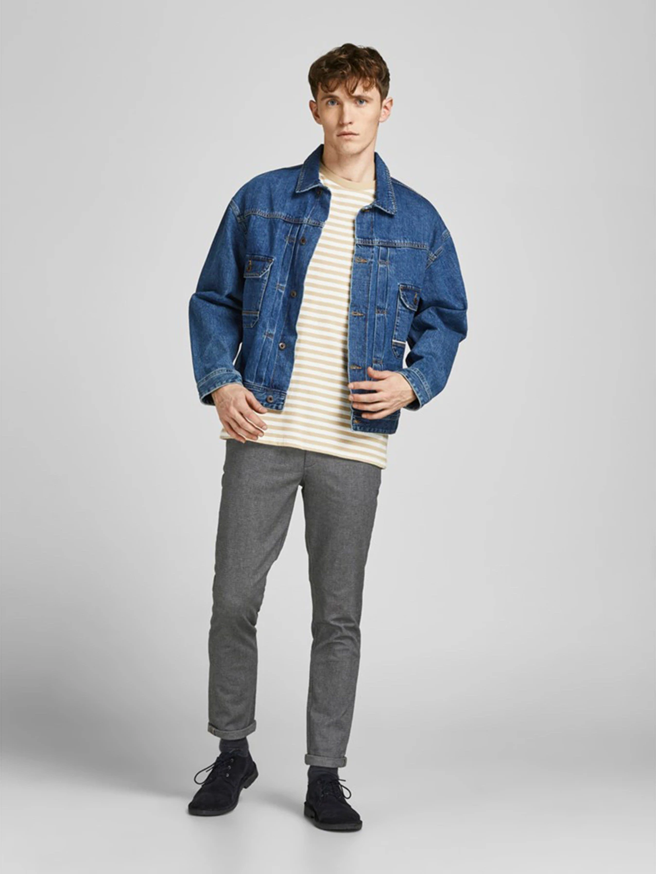 Штани JACK & JONES модель 12206198_Drizzle Фото