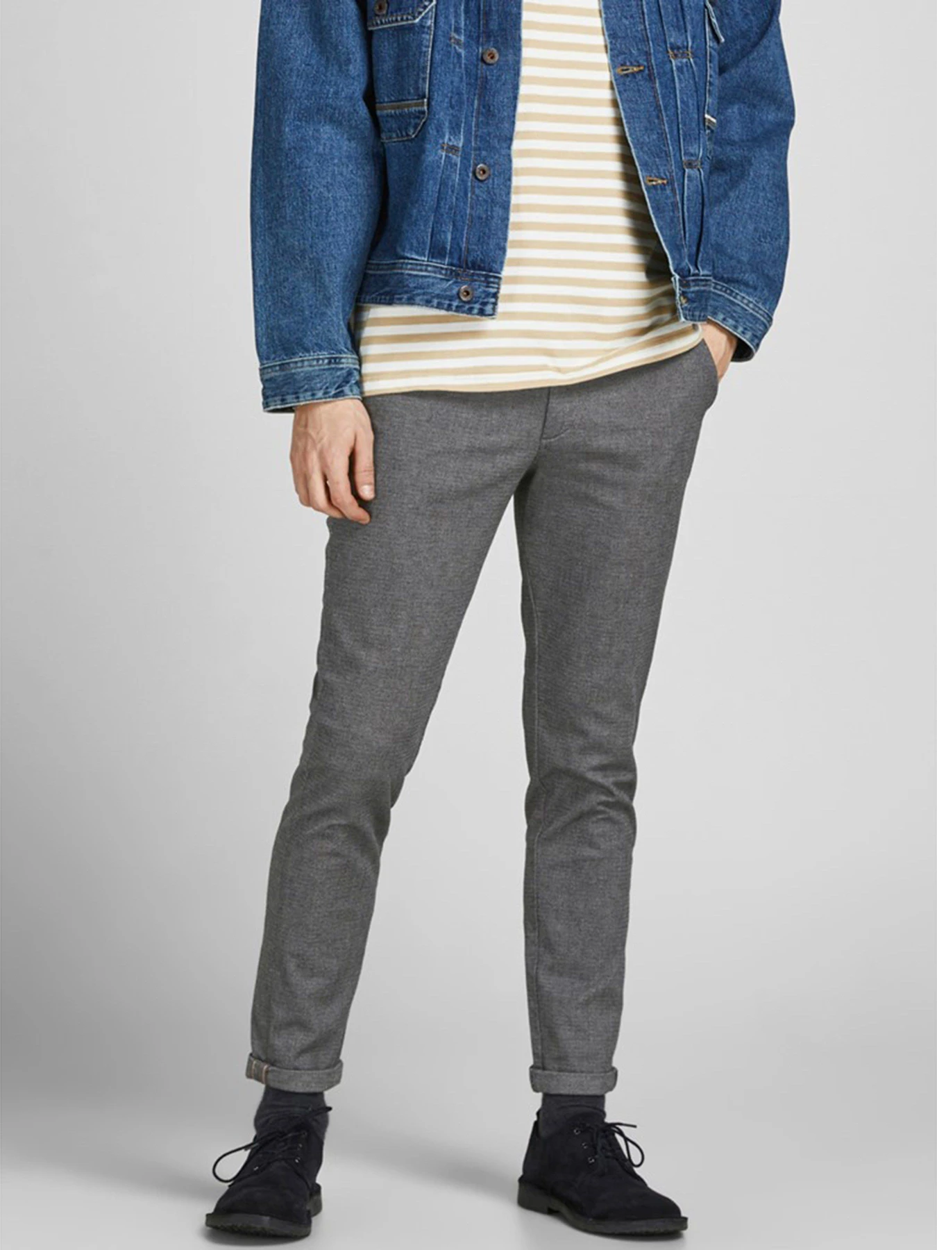 Штани JACK & JONES модель 12206198_Drizzle Фото