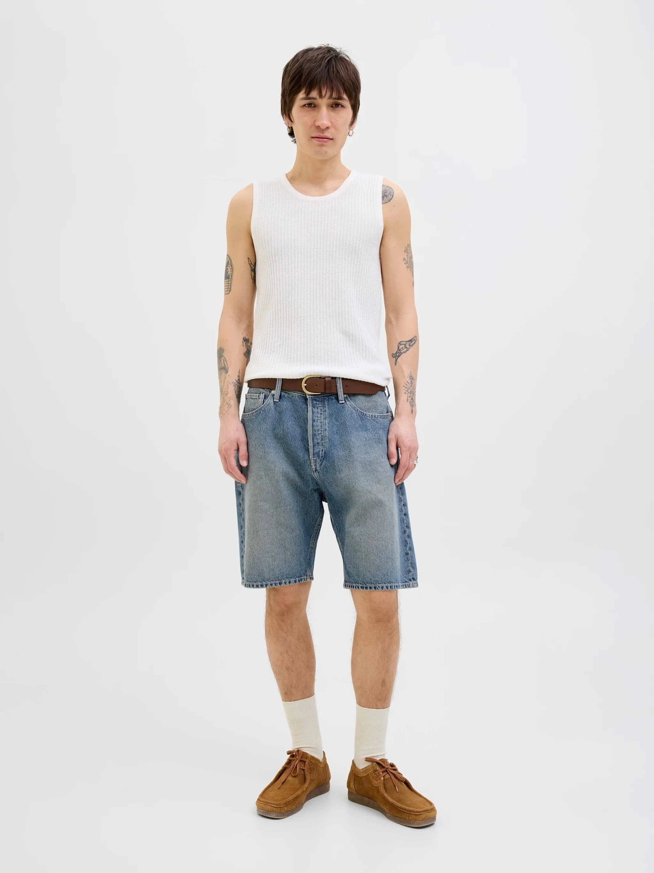 Шорты JACK & JONES модель 12272234_Blue Denim Шорты JACK & JONES модель 12272234_Blue Denim Фото