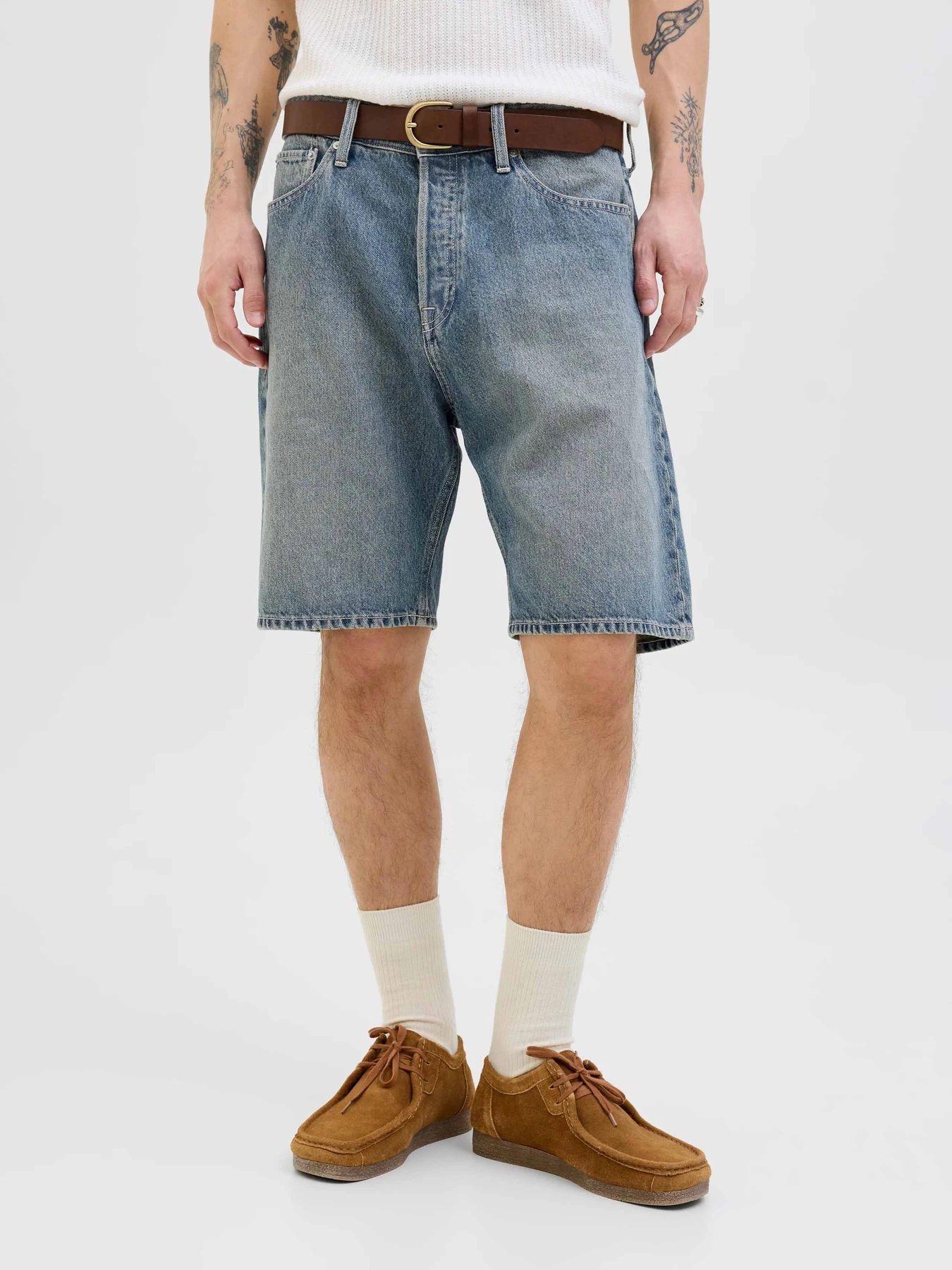Шорты JACK & JONES модель 12272234_Blue Denim Шорты JACK & JONES модель 12272234_Blue Denim Фото