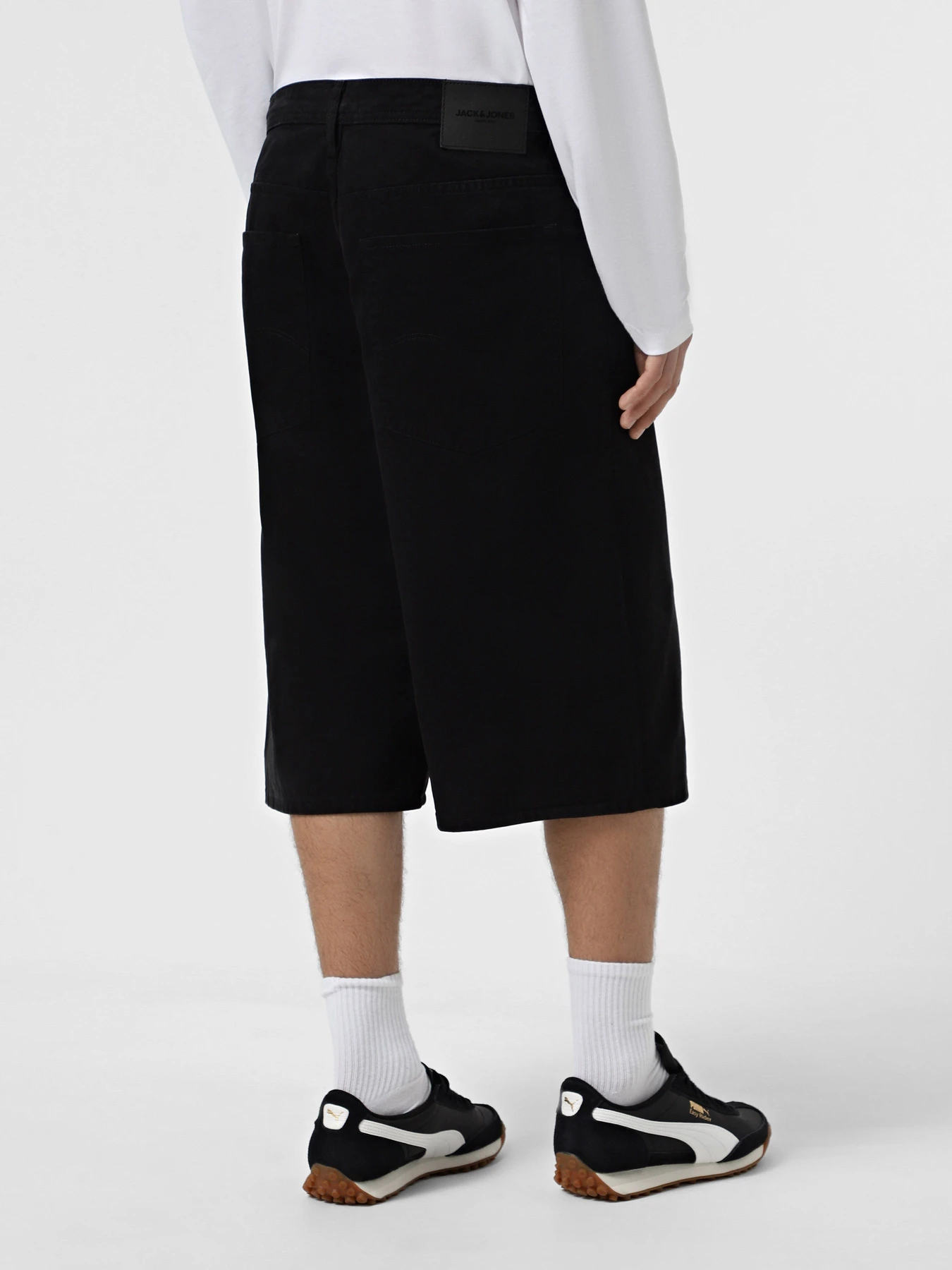 Шорты JACK & JONES модель 12277167_Black Шорты JACK & JONES модель 12277167_Black Фото