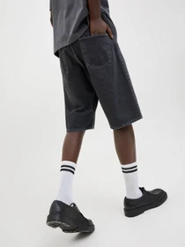 Шорты JACK & JONES модель 12278463_Black Denim SQ 737 Фото